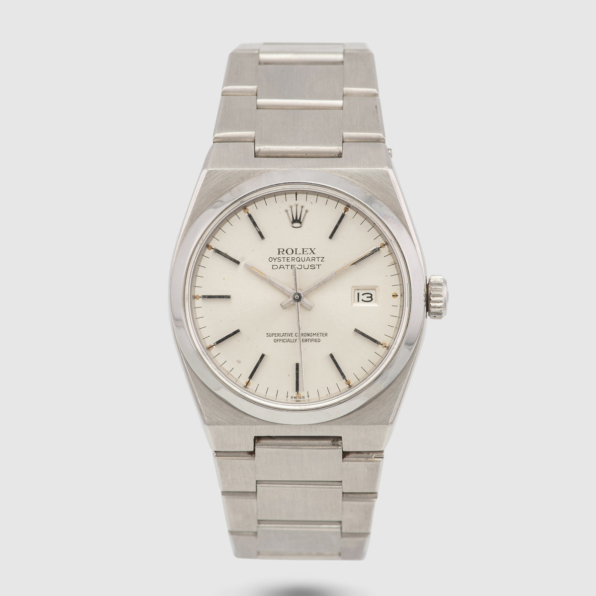 1979 Rolex Datejust Oysterquartz Silver Dial Ref. 17000
