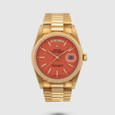 1991 Rolex Day Date Coral Stella Chinese Calendar 'Mint' Ref. 18238 (with Papers)