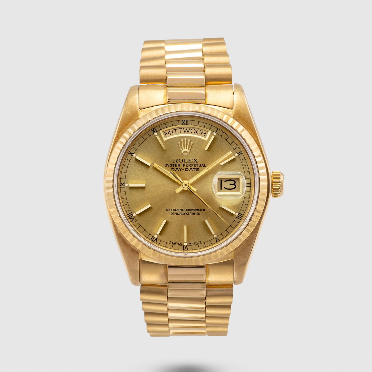 1978 Rolex Day Date Champagne Dial Ref. 18038