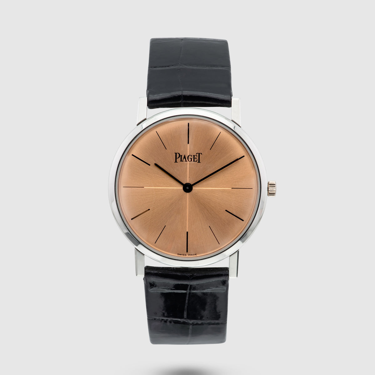 2000's Piaget Altiplano 'Ultra thin' Platinum Salmon Dial Ref. 9710