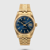 1973 Rolex Datejust 18K Blue Dial Ref. 1601