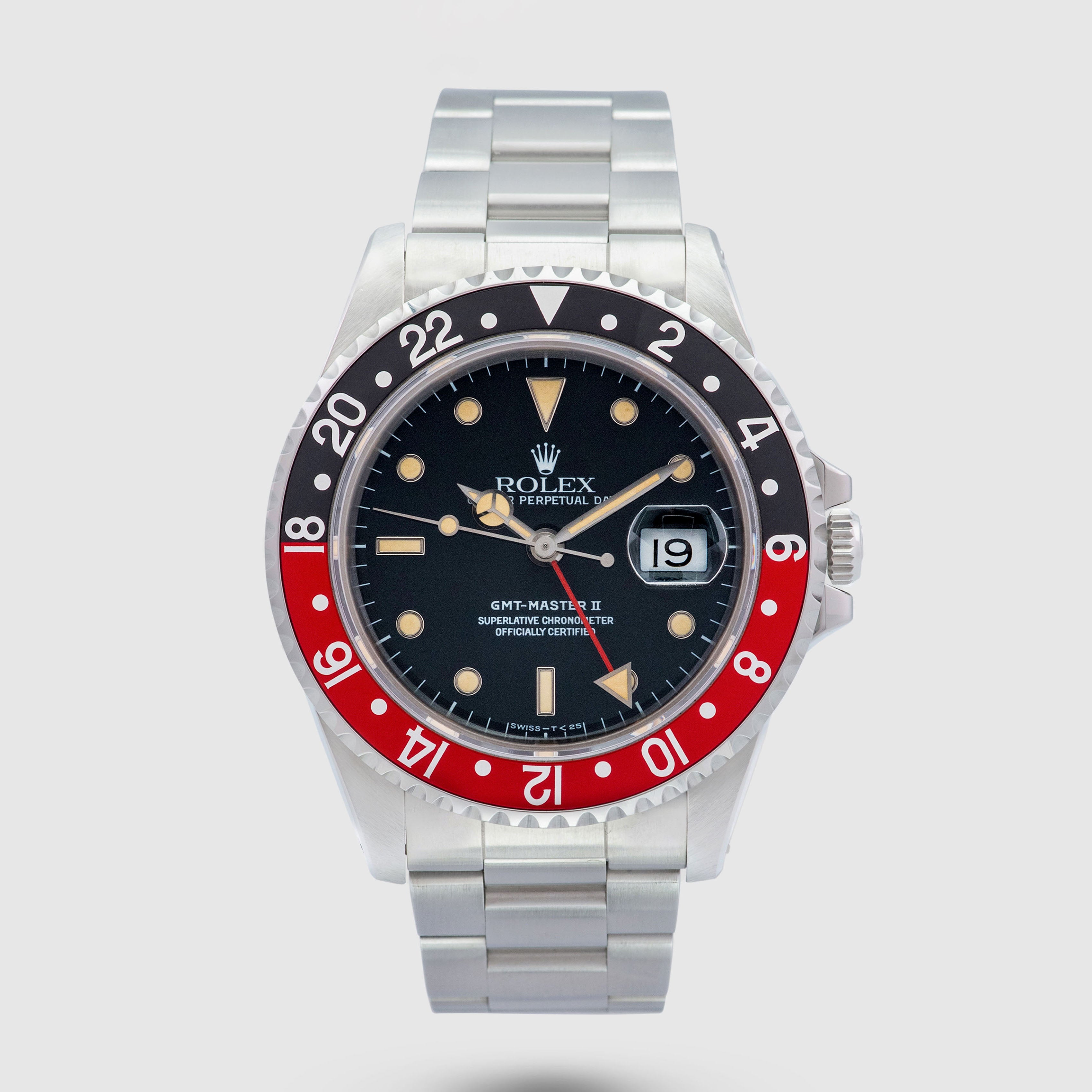 1991 Rolex GMT Master II 'Coke' Oyster Bracelet Ref. 16710 (Full Set)