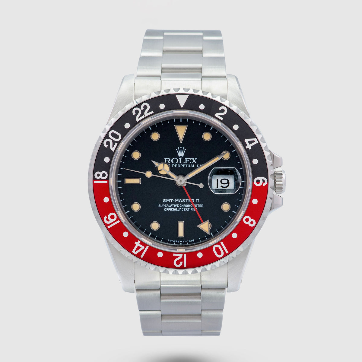 1991 Rolex GMT Master II 'Coke' Oyster Bracelet Ref. 16710 (Full Set)