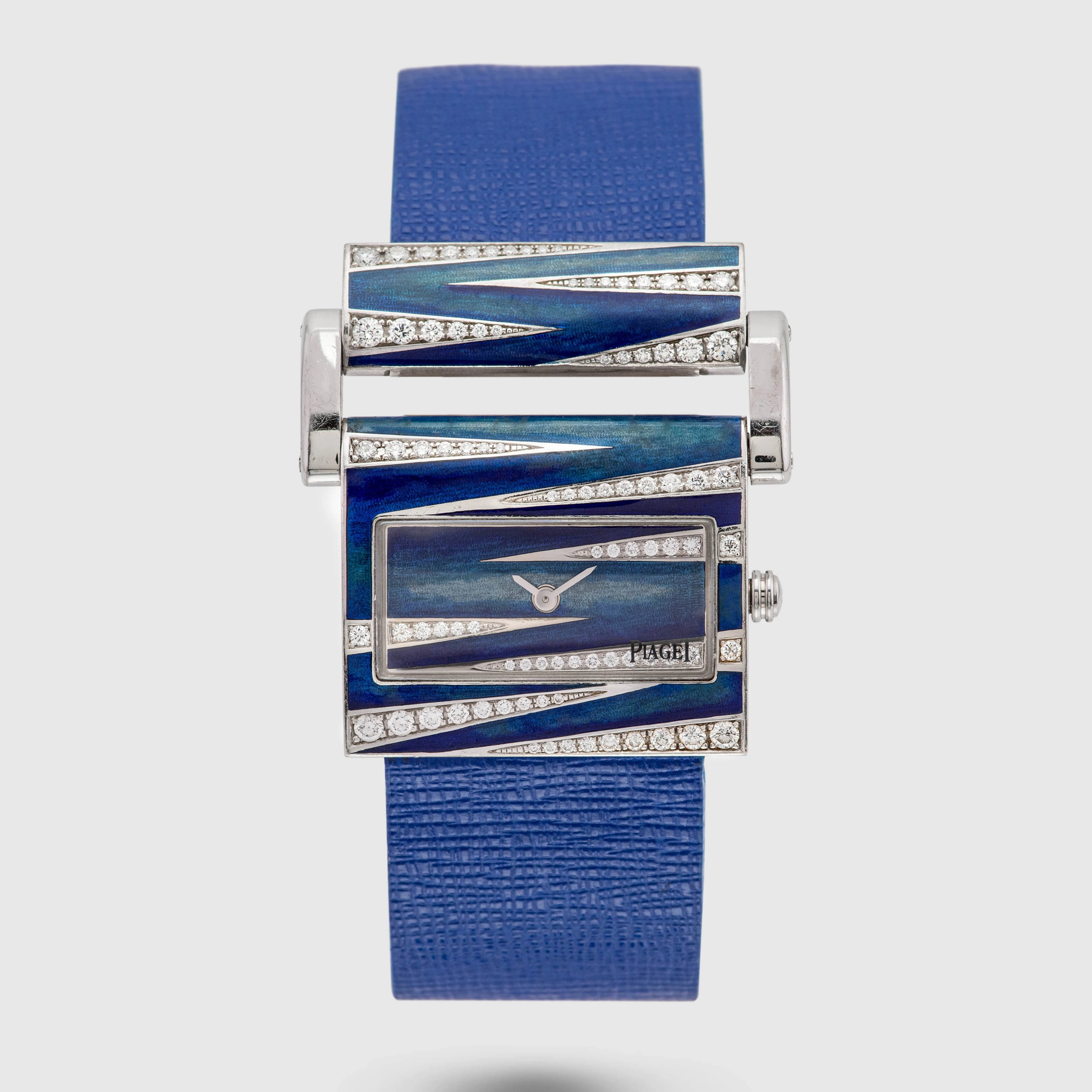 2000's Piaget Miss Protocole 18k White Gold Enamel Dial Ref. PL0317 (with Papers)