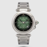 2021 Cartier Pasha Green Arabic Hindi Dial 'NEW' Ref. WSPA0022 (Full Set)