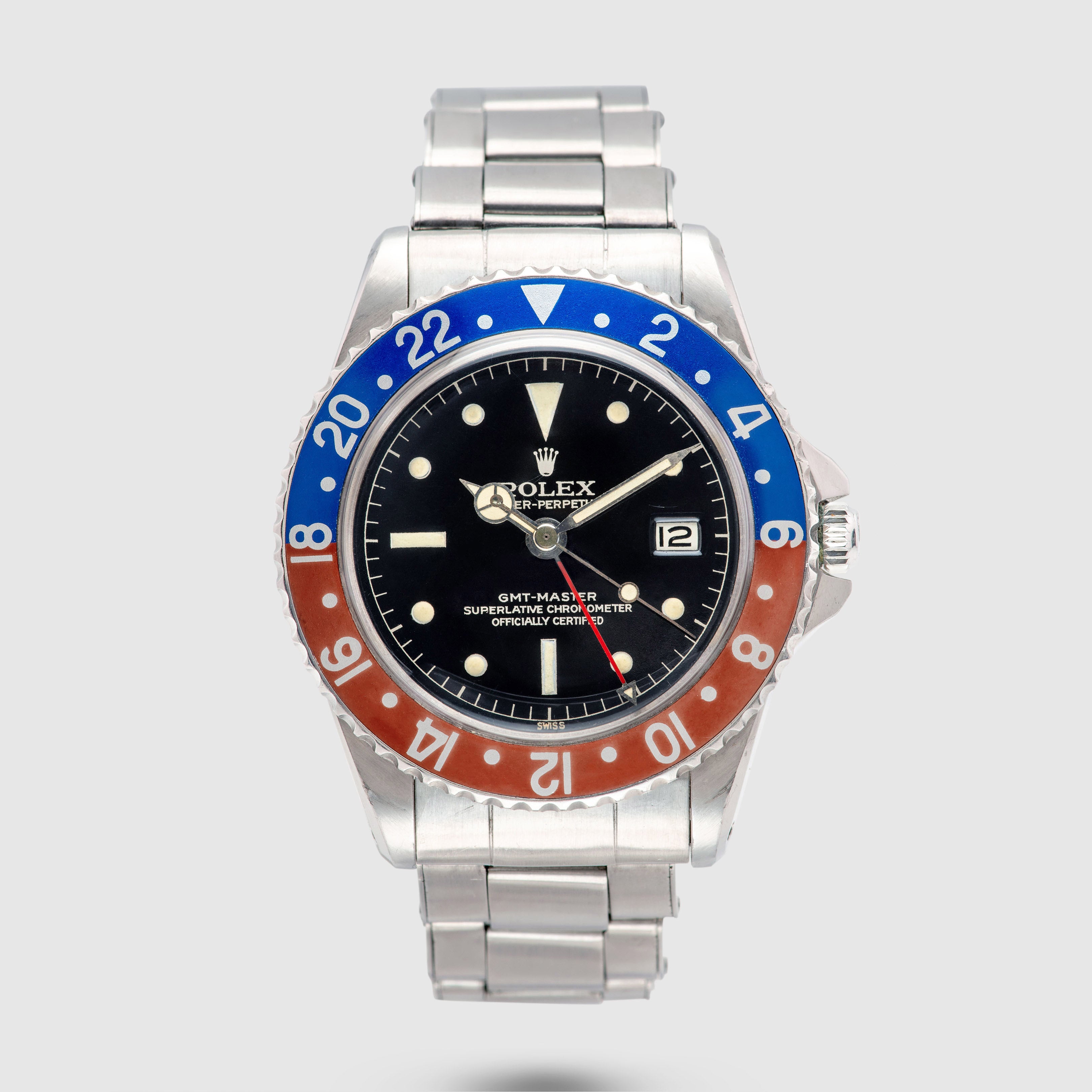 1960 Rolex GMT Master PCG Chapter Ring Gilt Dial Ref. 1675