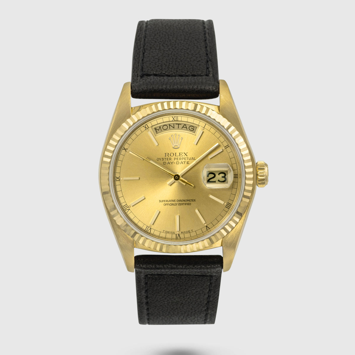 1980 Rolex Day Date Champagne Dial Ref. 18038