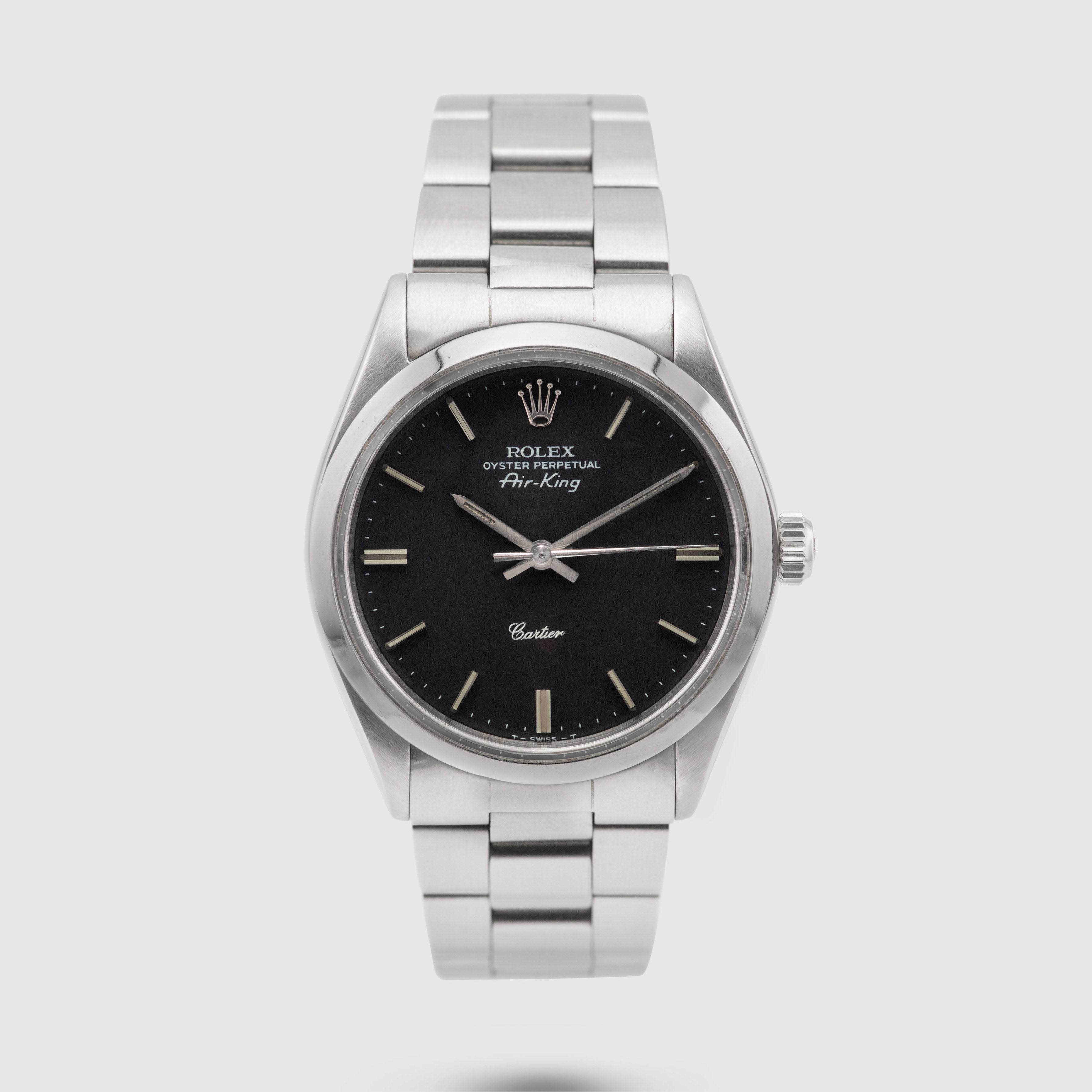 1973 Rolex Air King Double signed 'Cartier' Ref. 5500