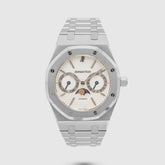 1990's Audemars Piguet Royal Oak White Dial Ref. 25594ST (with Service invoice)