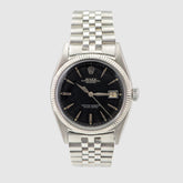 1957 Rolex Datejust White Gold Gilt Dial Rare Big Logo Jubilee Bracelet Ref. 6605