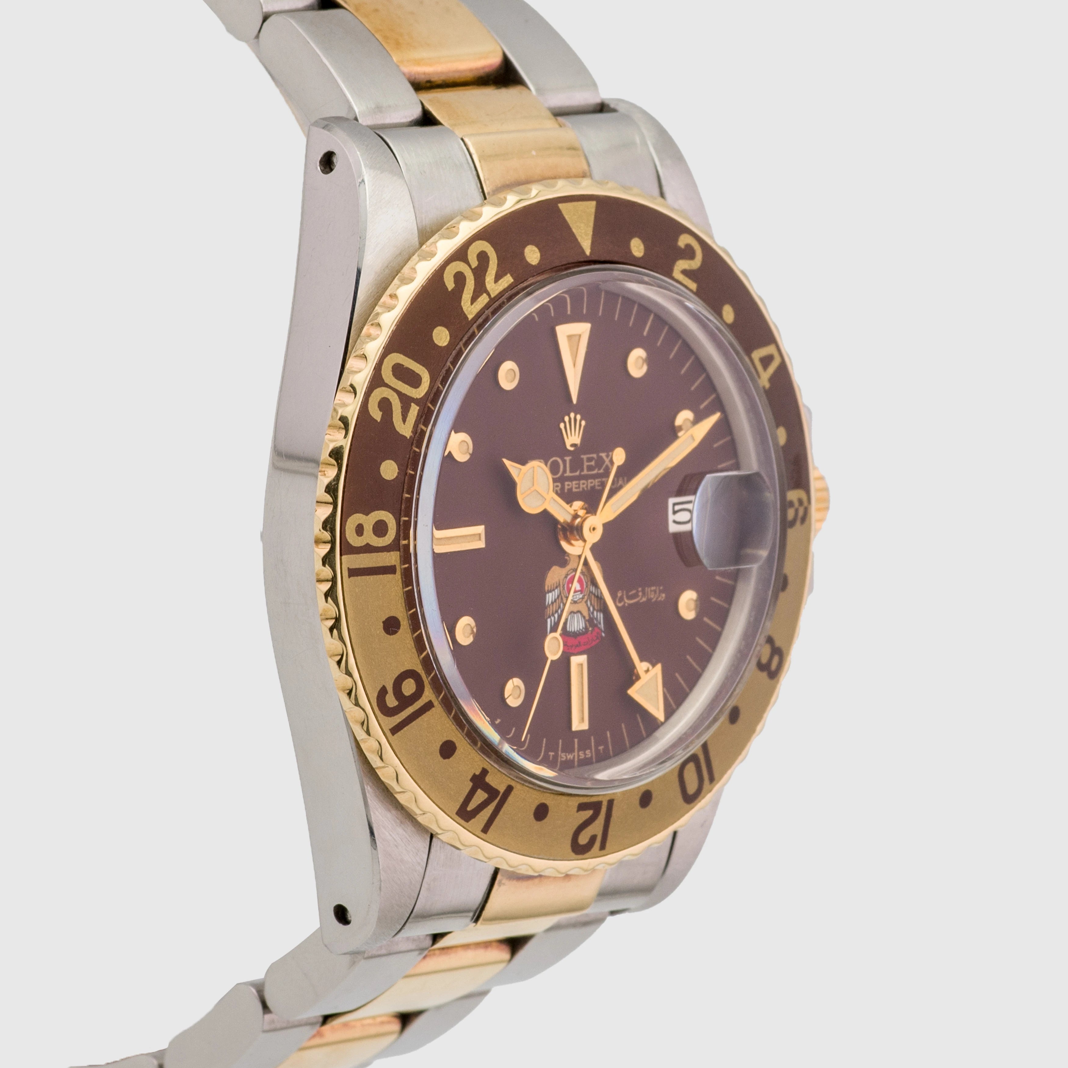 1976 Rolex GMT Master UAE Ministry of Defense Logo St/G Ref. 1675