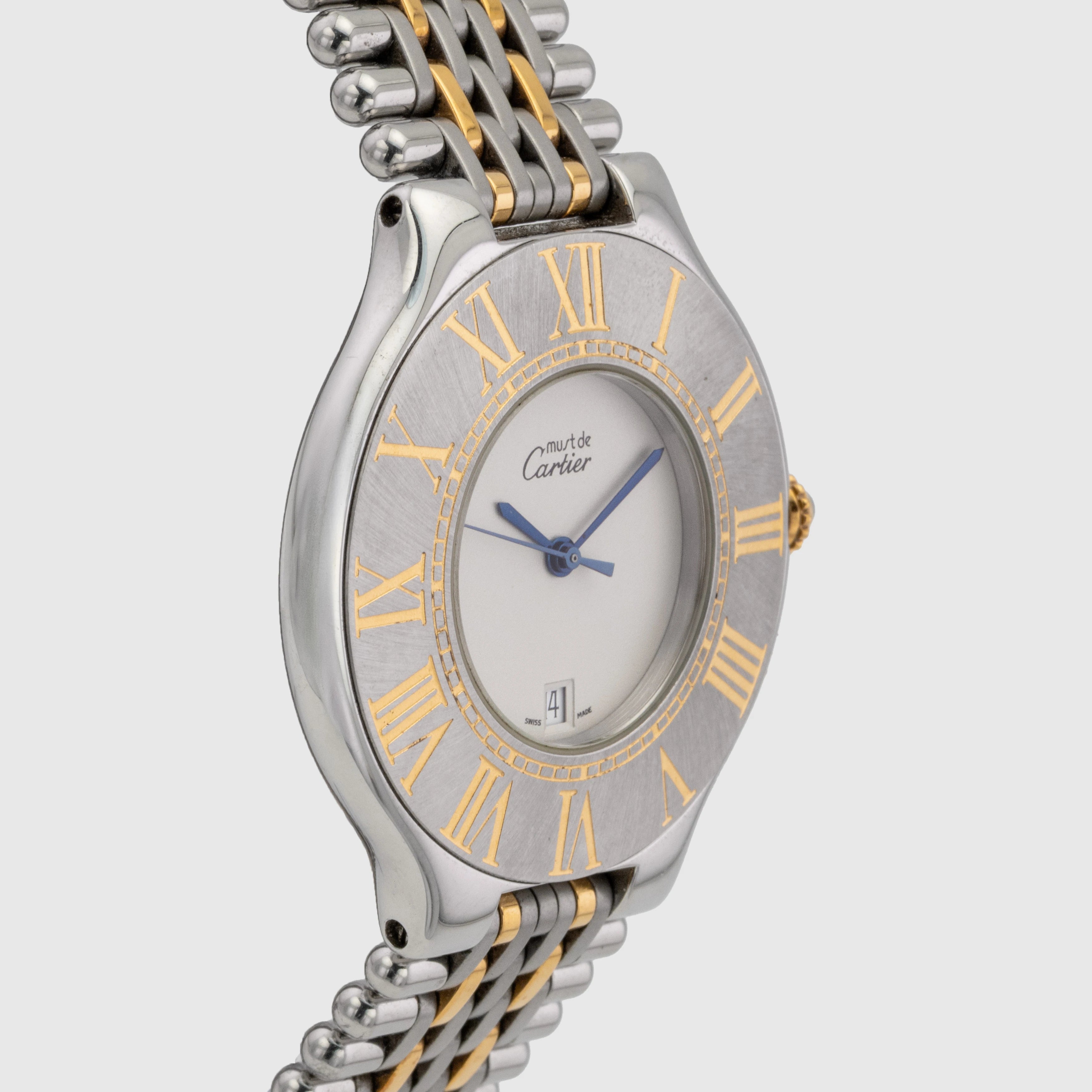 1990's Cartier Must 21 St/G 'NOS' Ref. 126000P (Box & Papers)