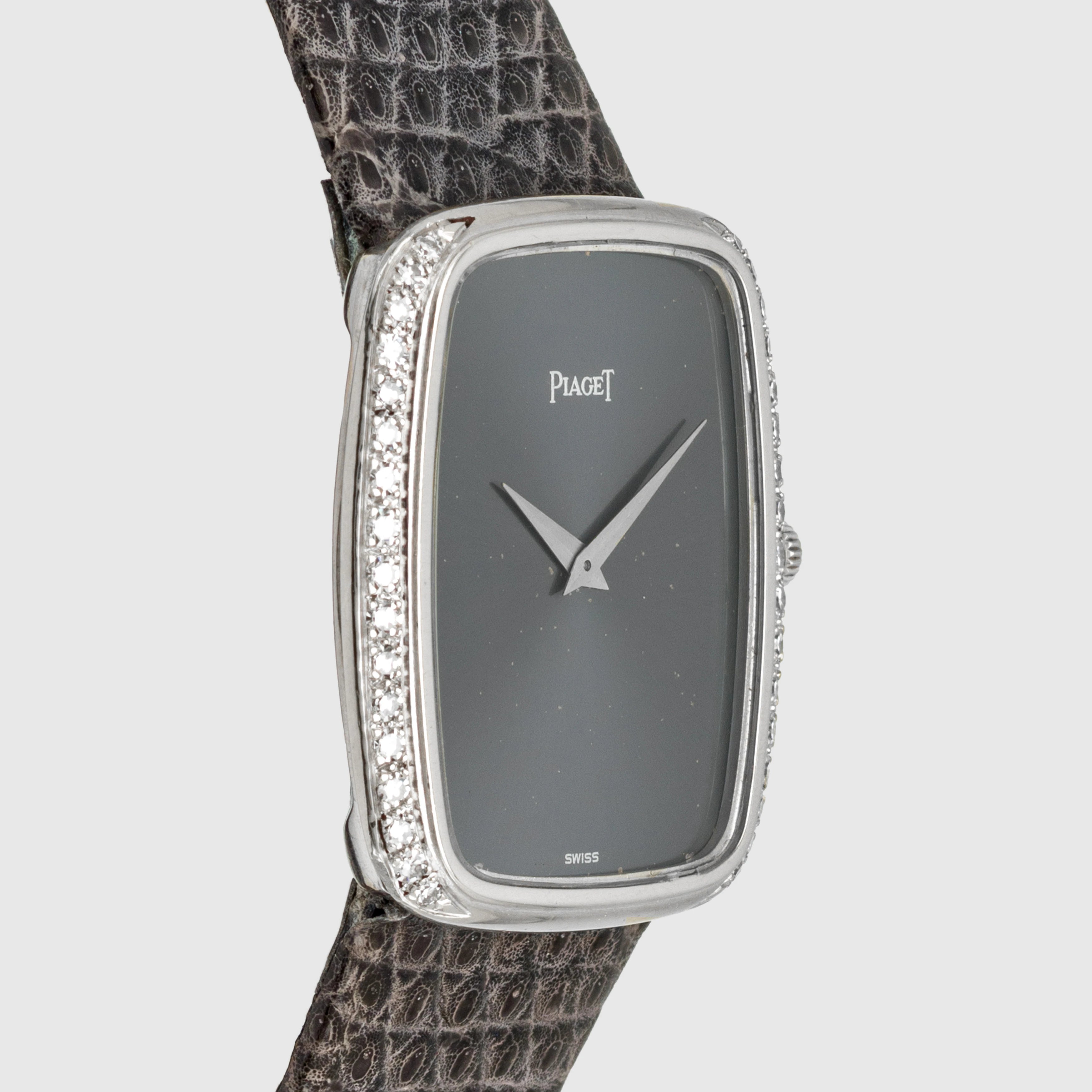 1970's Piaget White Gold Factory Diamonds Ref. 9765