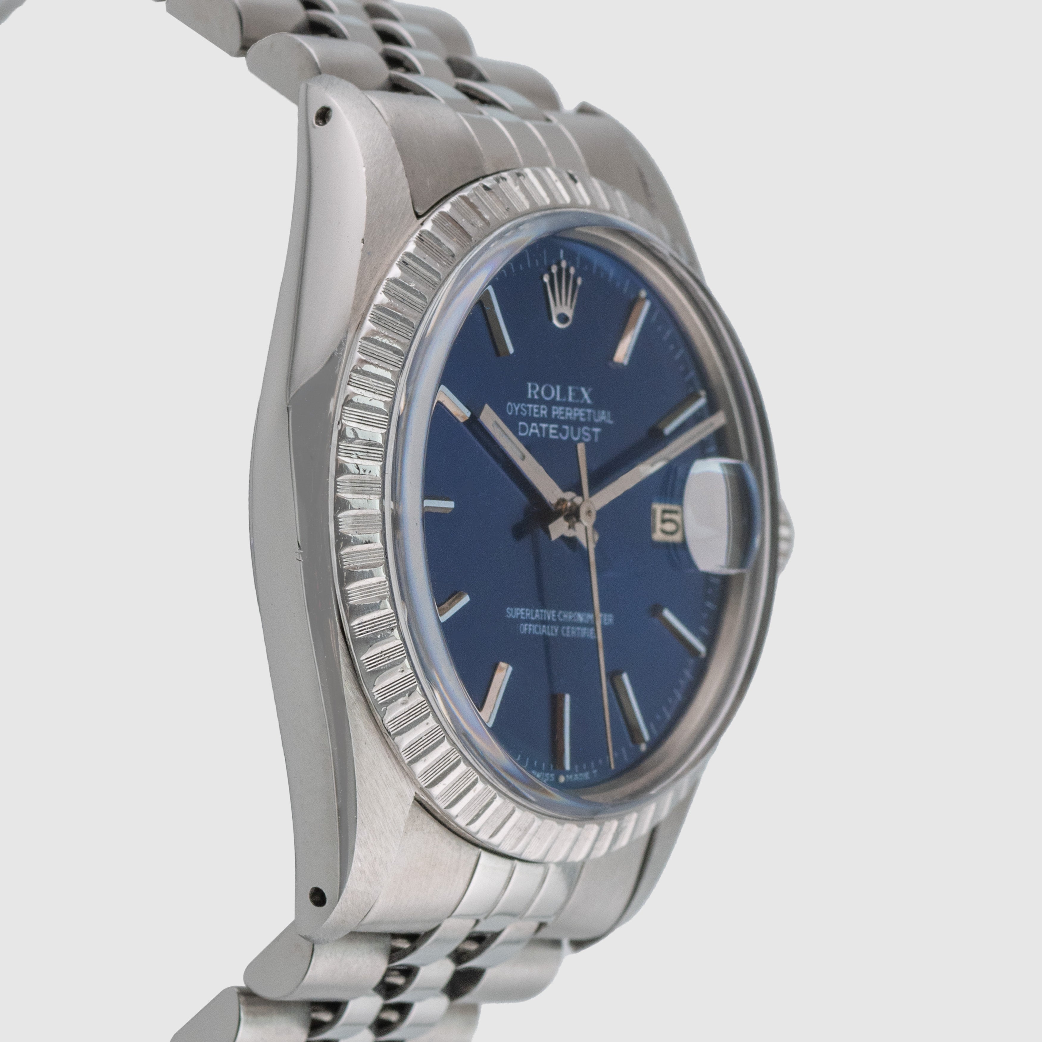 1980 Rolex Datejust Blue Dial Ref. 16030