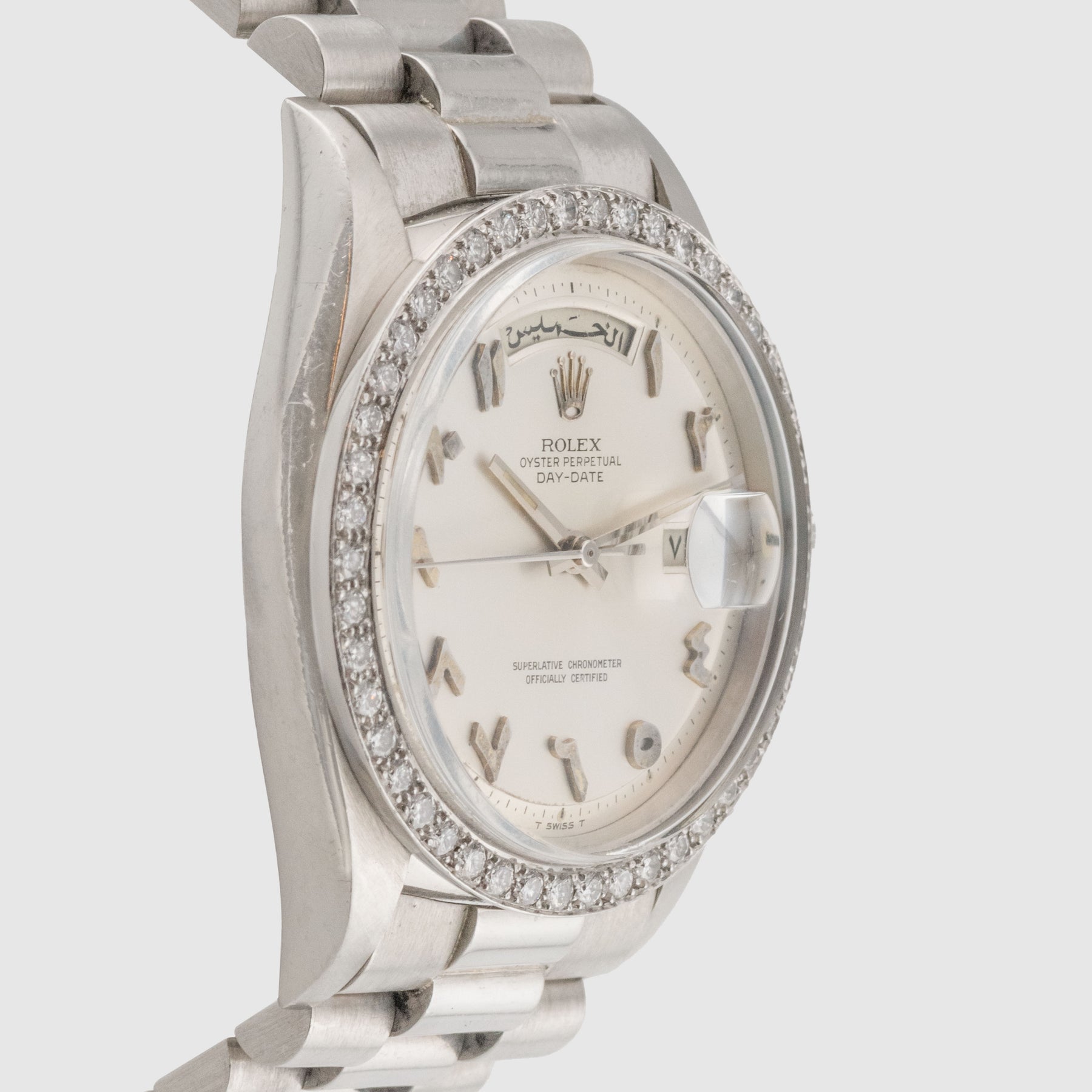 1967 Rolex Day Date Platinum Arabic Hindi Dial Ref. 1804