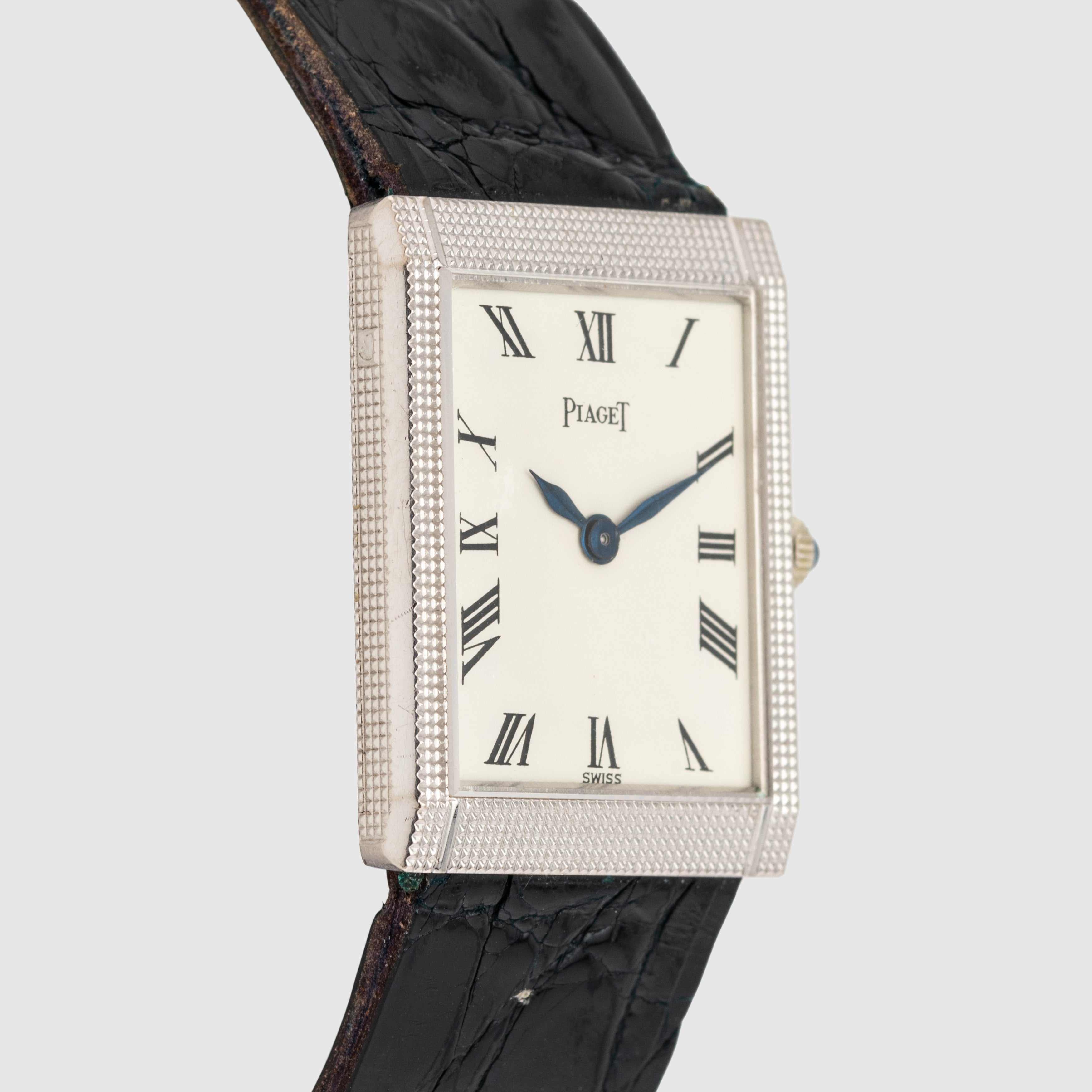 1970s Piaget Tank White Gold Ref.9151