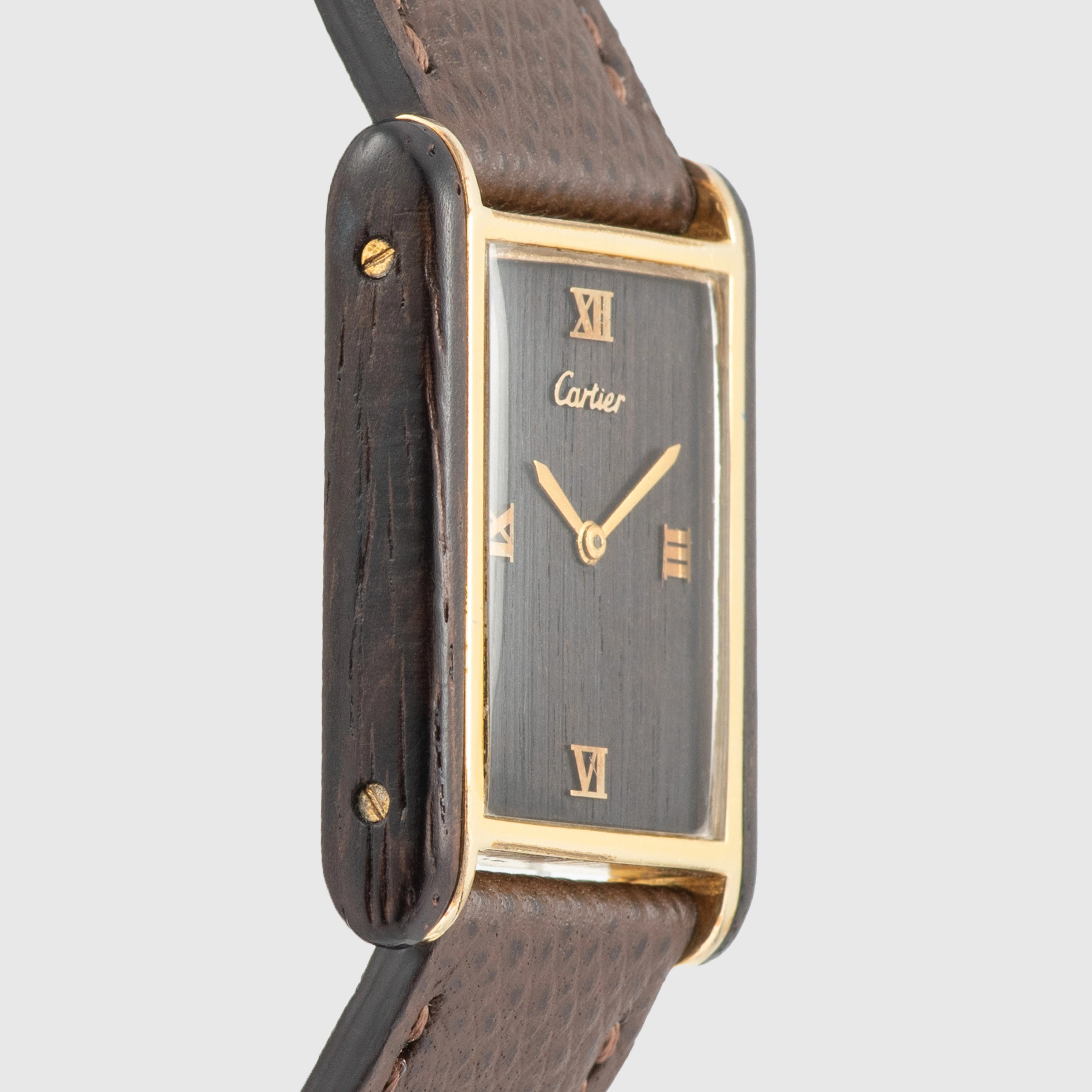 1975 Cartier Tank Organic Wood Ref. 21611