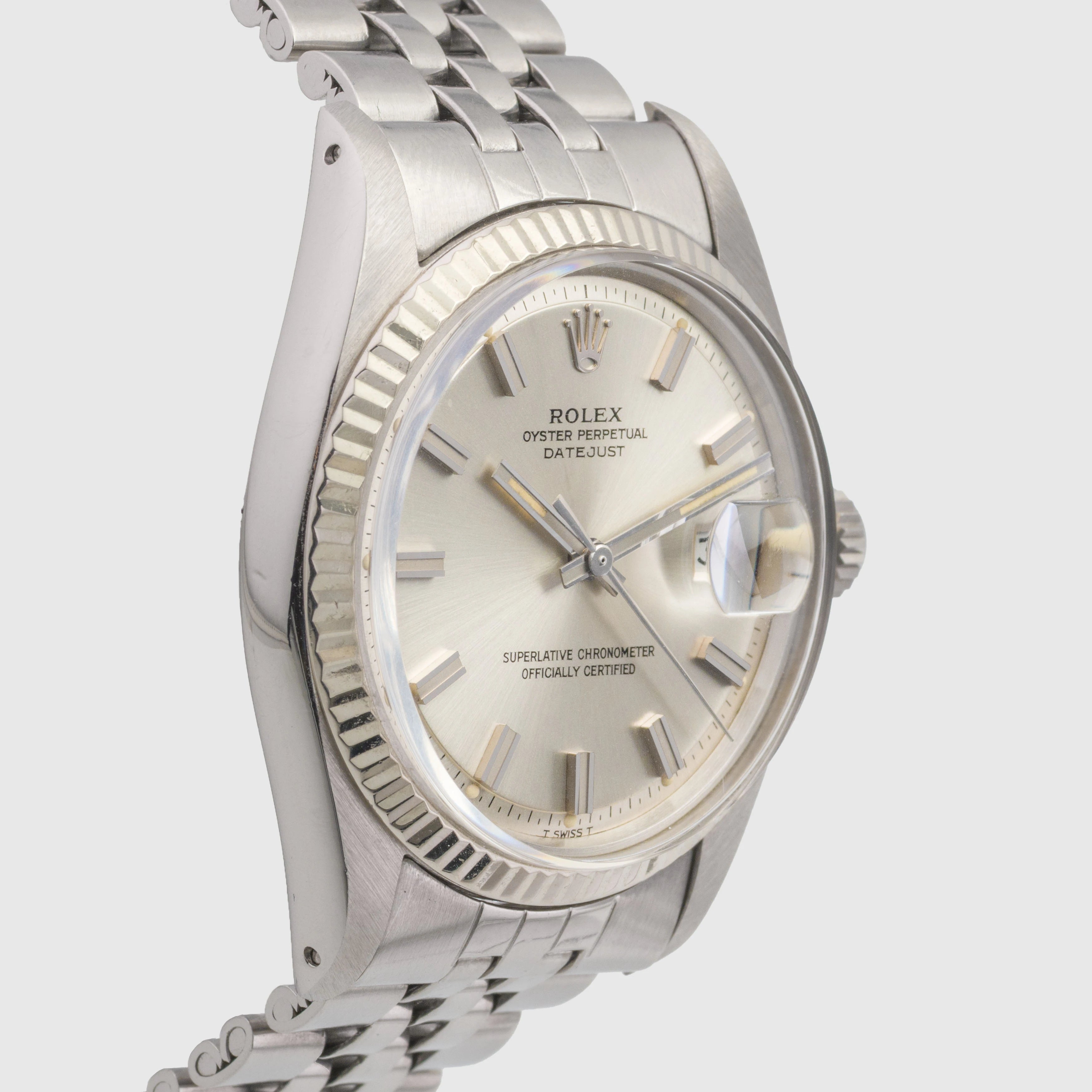 1975 Rolex Datejust Wide Boy Ref. 1601 (Box & Papers)