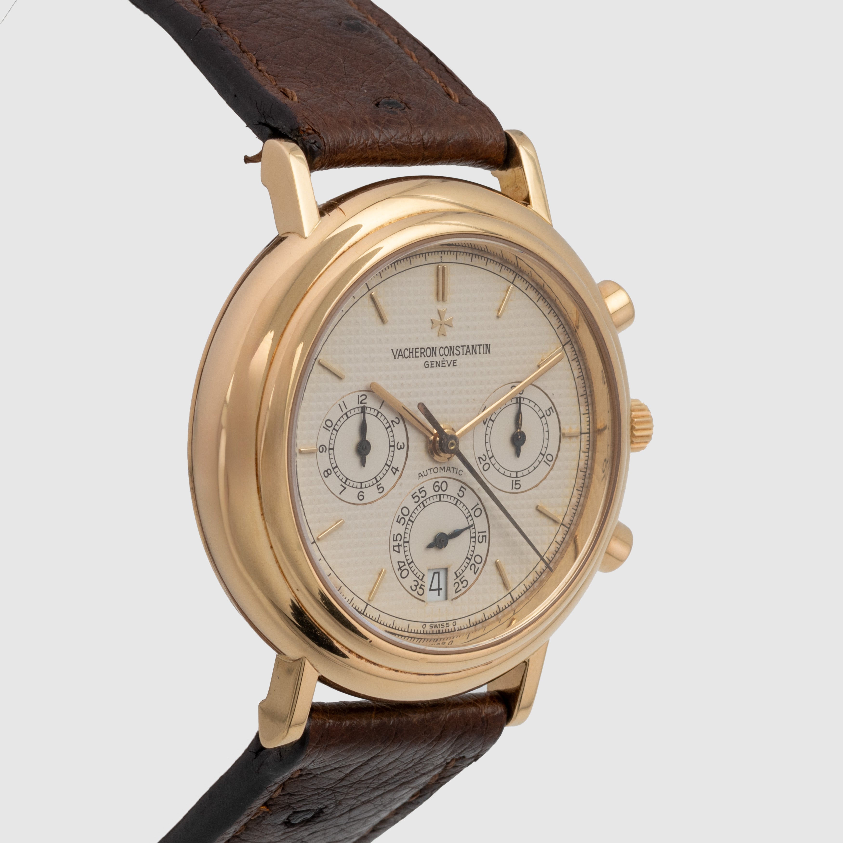 1992 Vacheron Constantin Les Historiques Chronograph Yellow Gold  Ref. 49003 (with Papers)