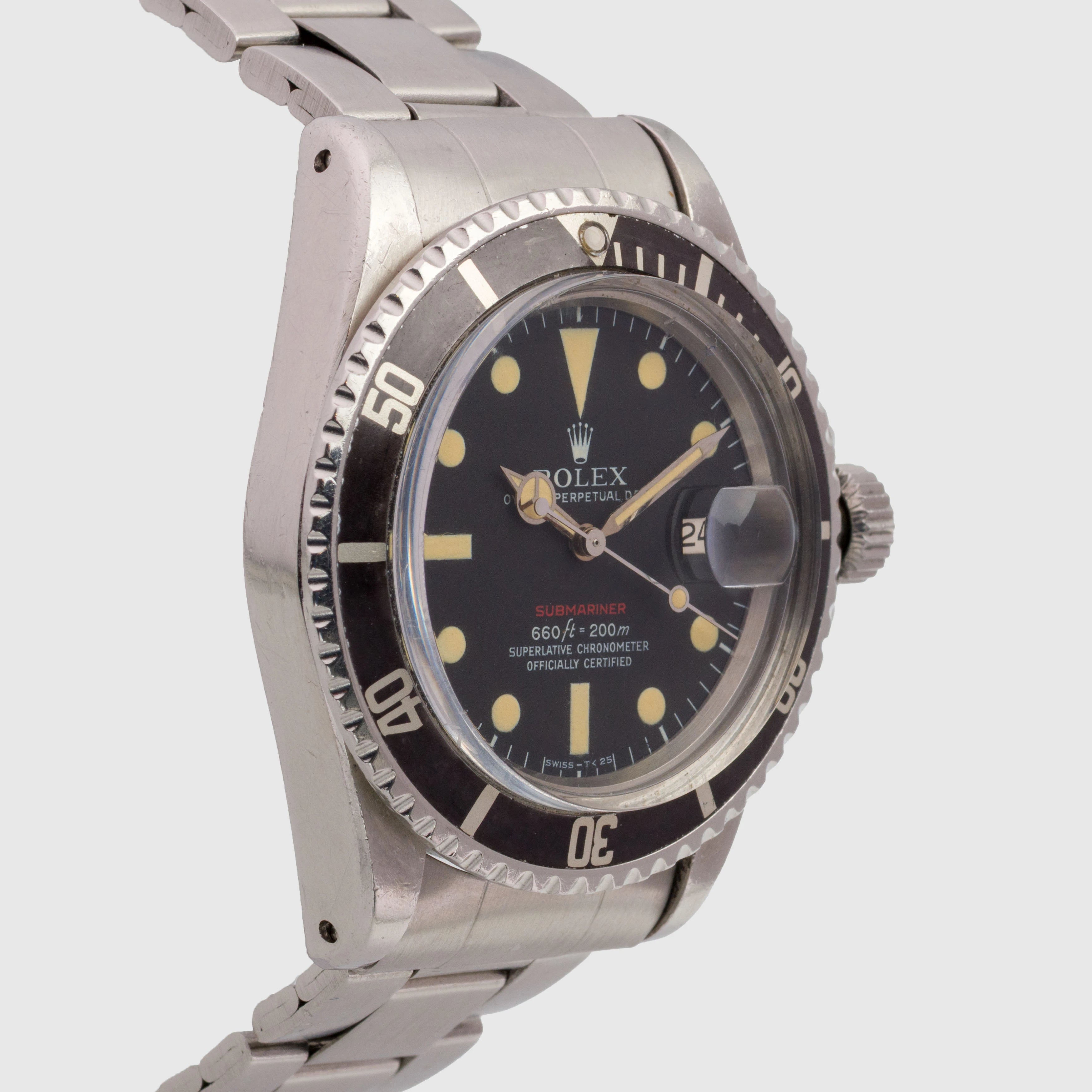 1972 Rolex Submariner MK4 Single Red Ref. 1680