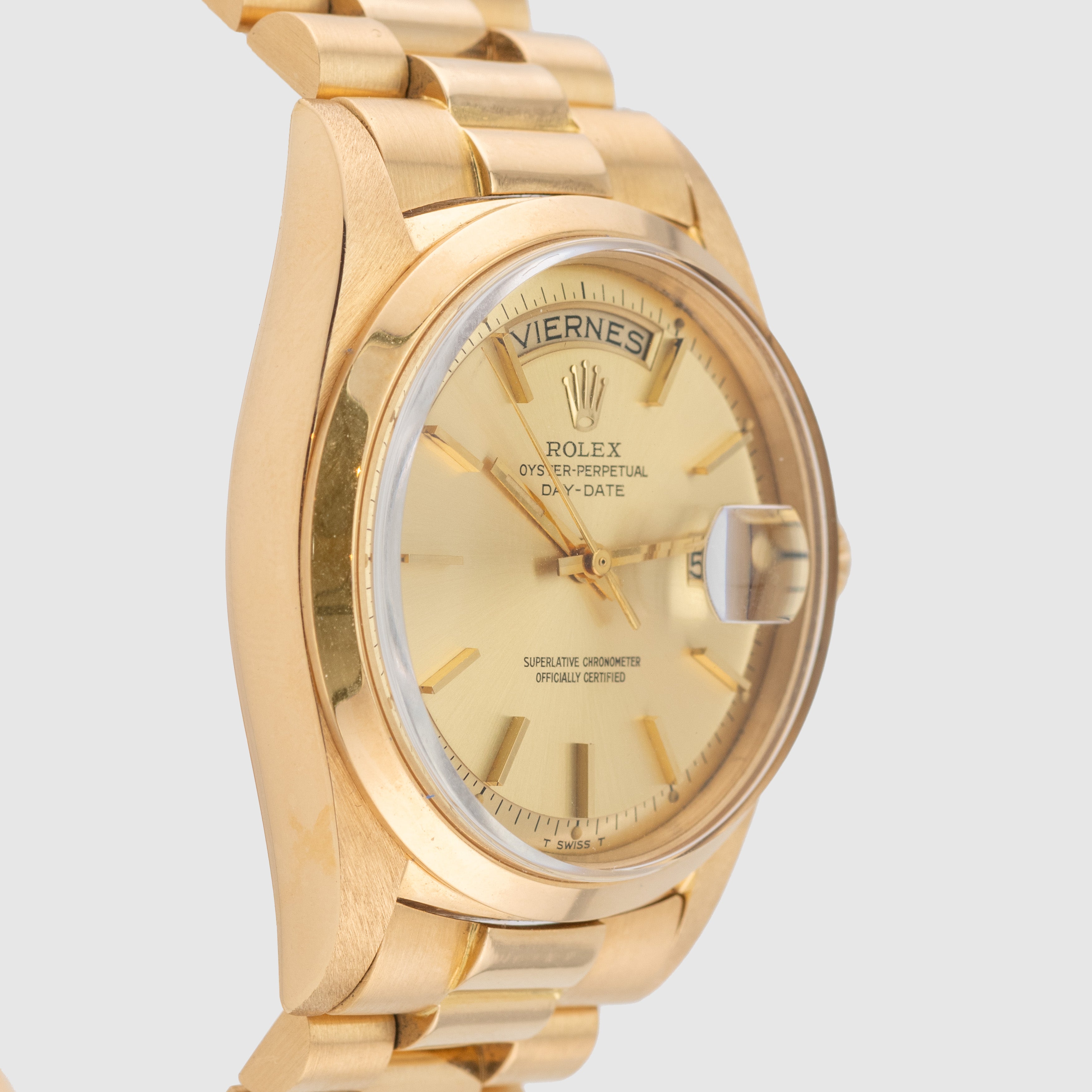 1967 Rolex Day Date  Champagne Pie Pan Dial Ref. 1802