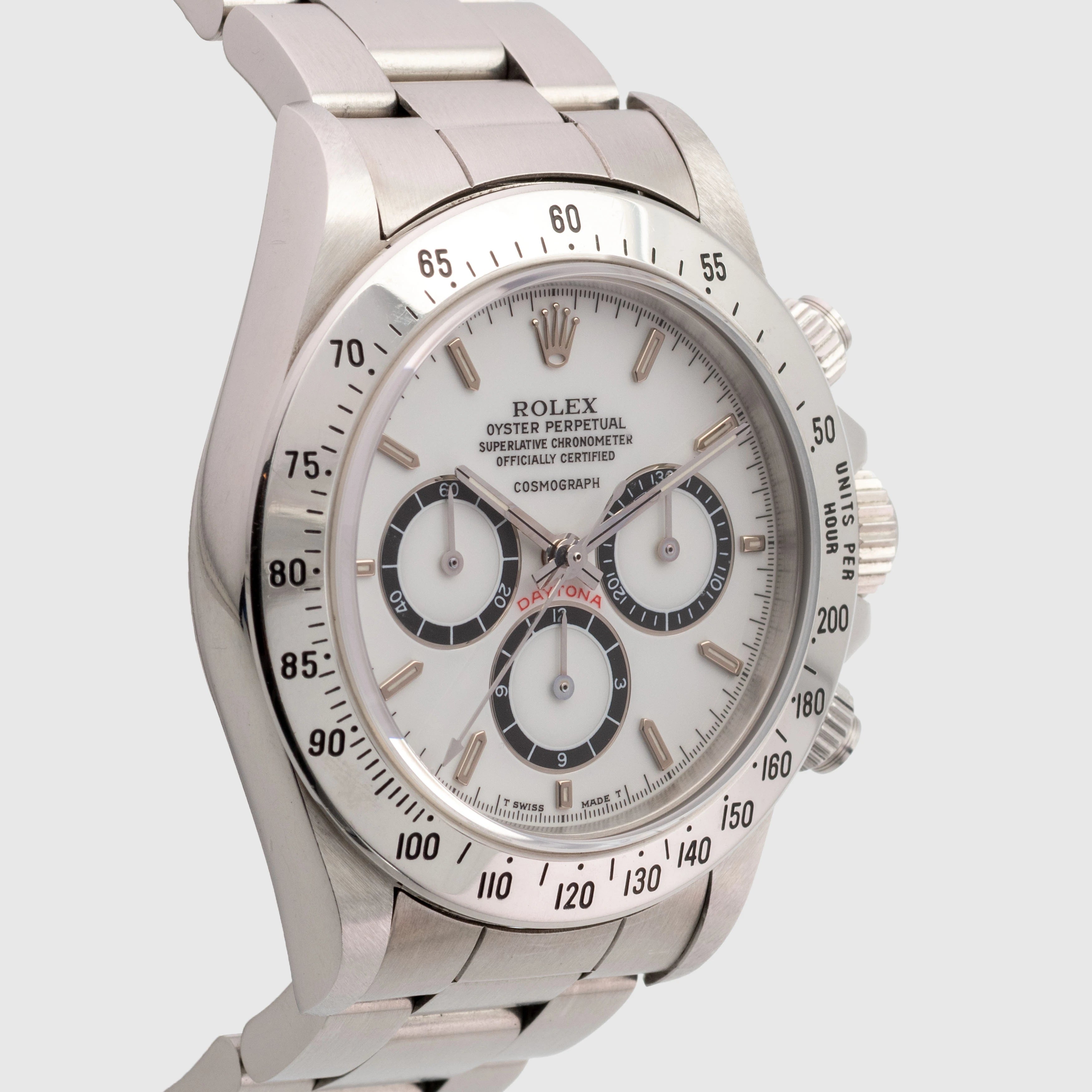 1988 Rolex Daytona R9 Porcelain Dial Unpolished Ref. 16520 (Box & Booklets)