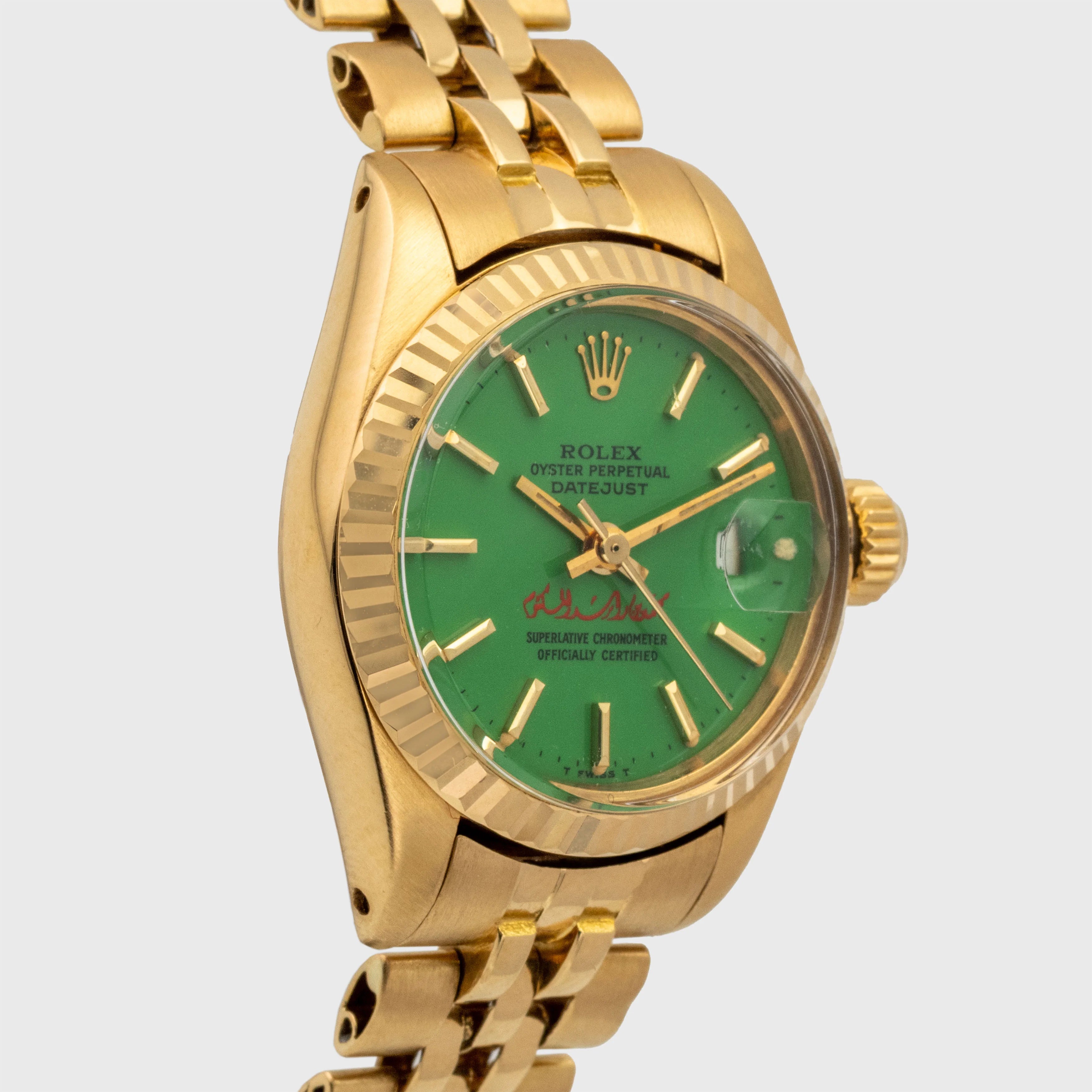 1979 Rolex Datejust Green Stella 'Mohammaed Bin Rashid Al Maktoum' Ref. 6917 (with Box)
