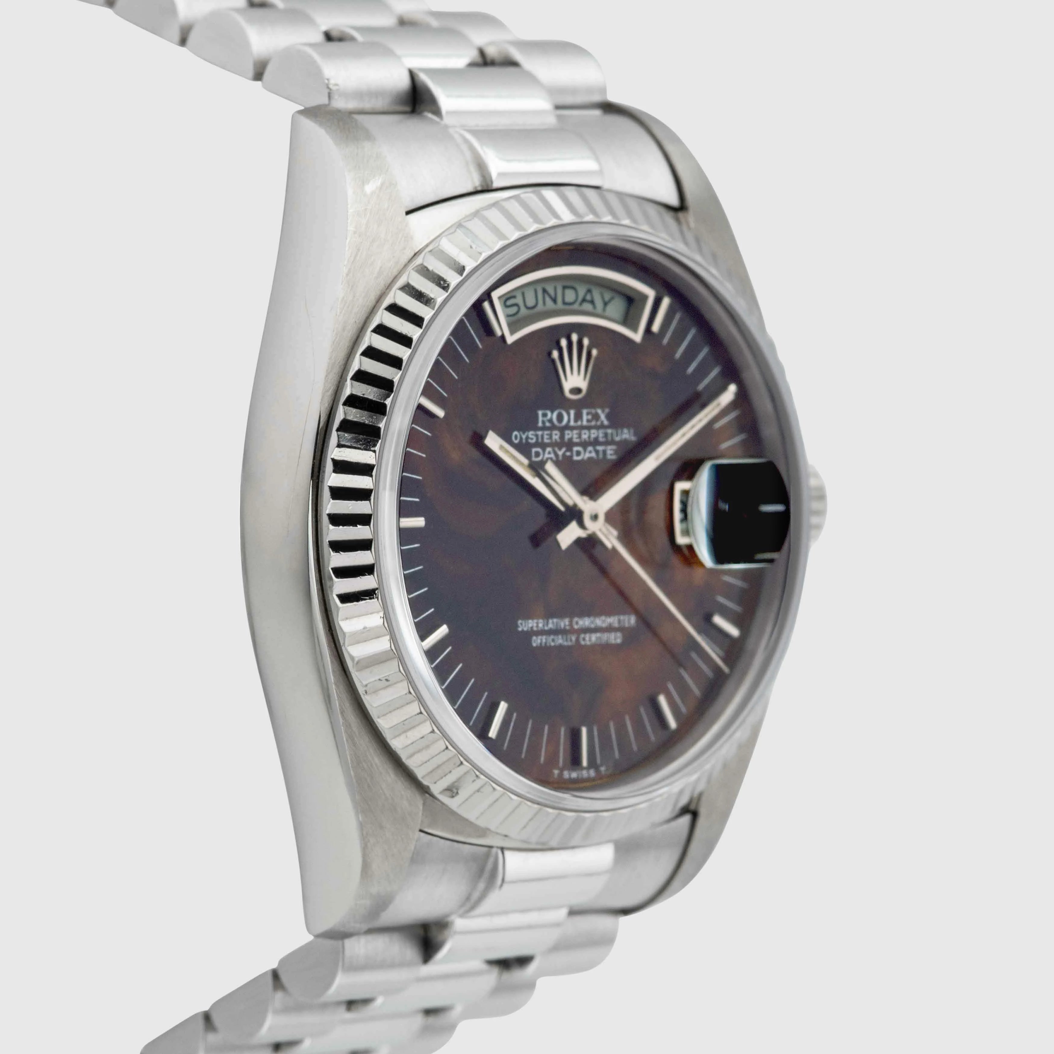 1979 Rolex Day Date Burl Wood Ref. 18039