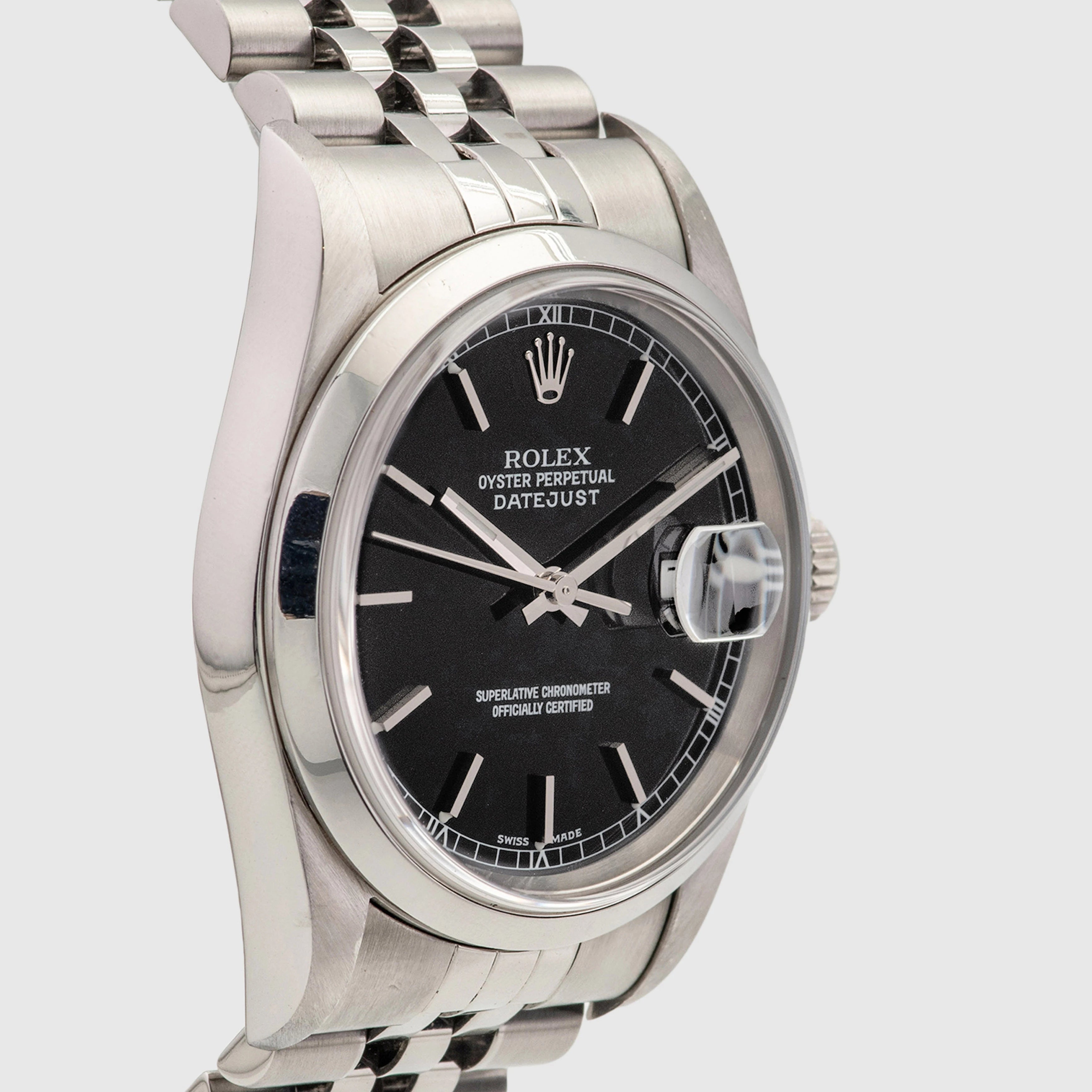 2004 Rolex Datejust Black Dial Ref. 16200
