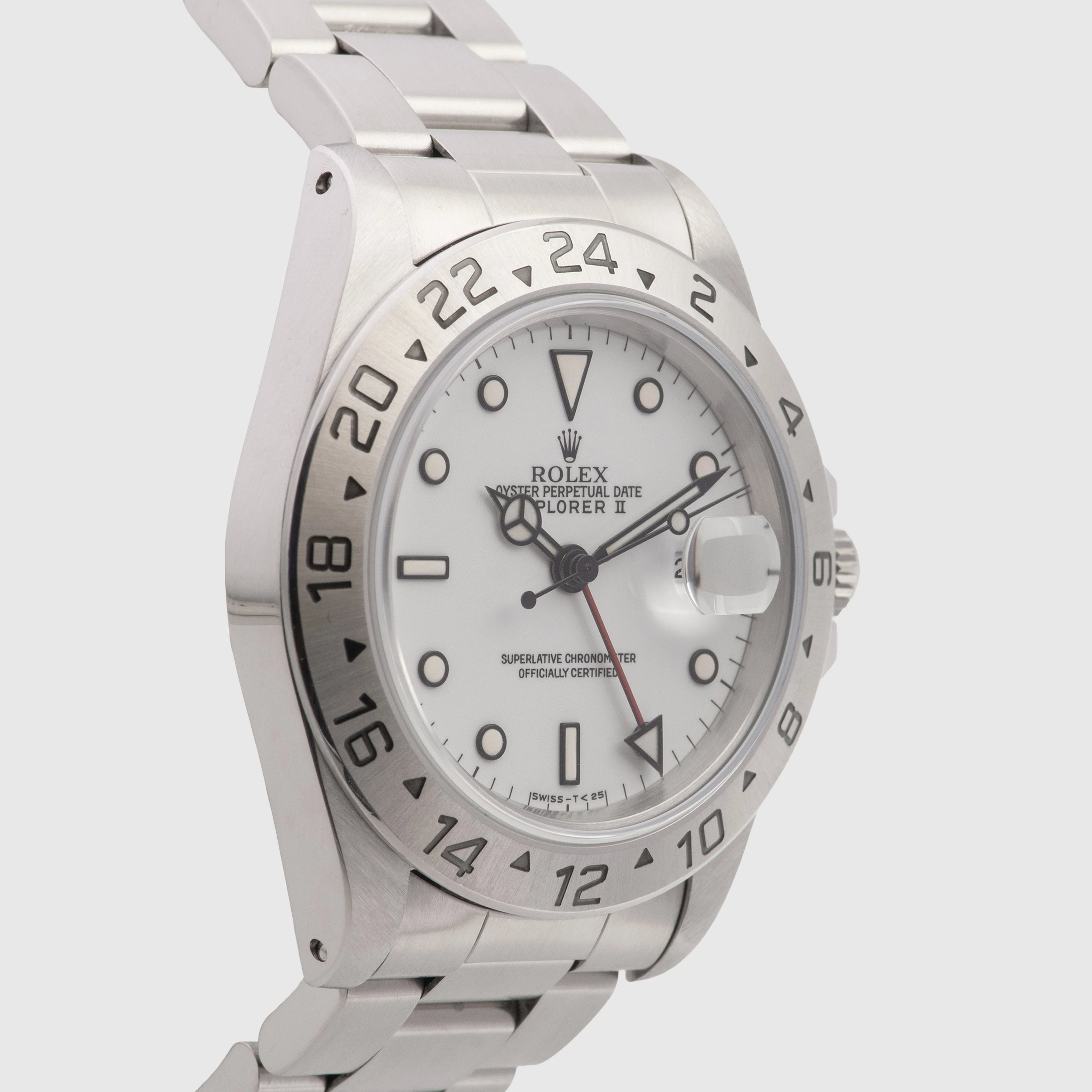 1995 Rolex Explorer II White Dial Ref. 16570 (with CPO Warranty)