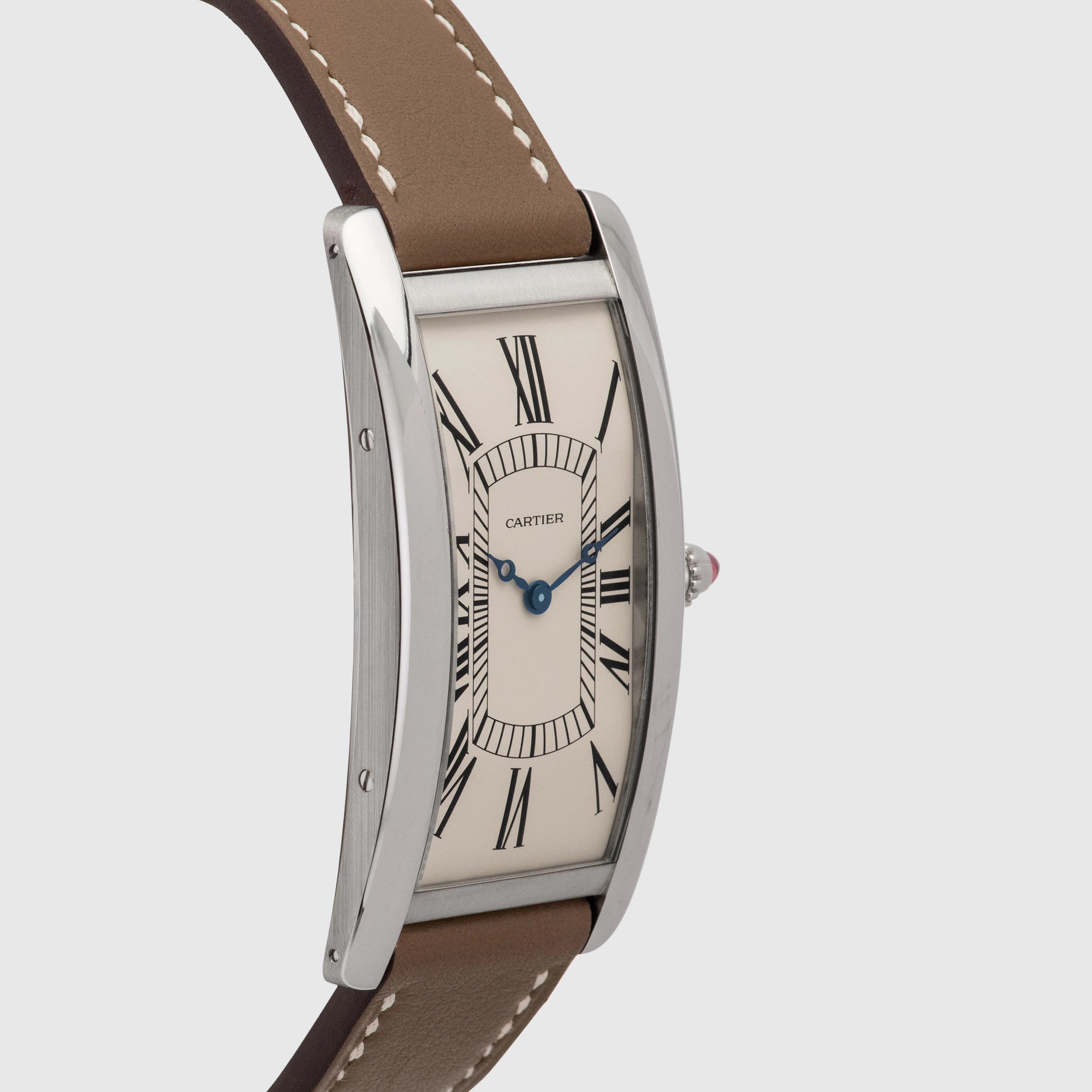 2024 Cartier Tank Cintrée Platinum Ref. WGTA0193 (Full Set)