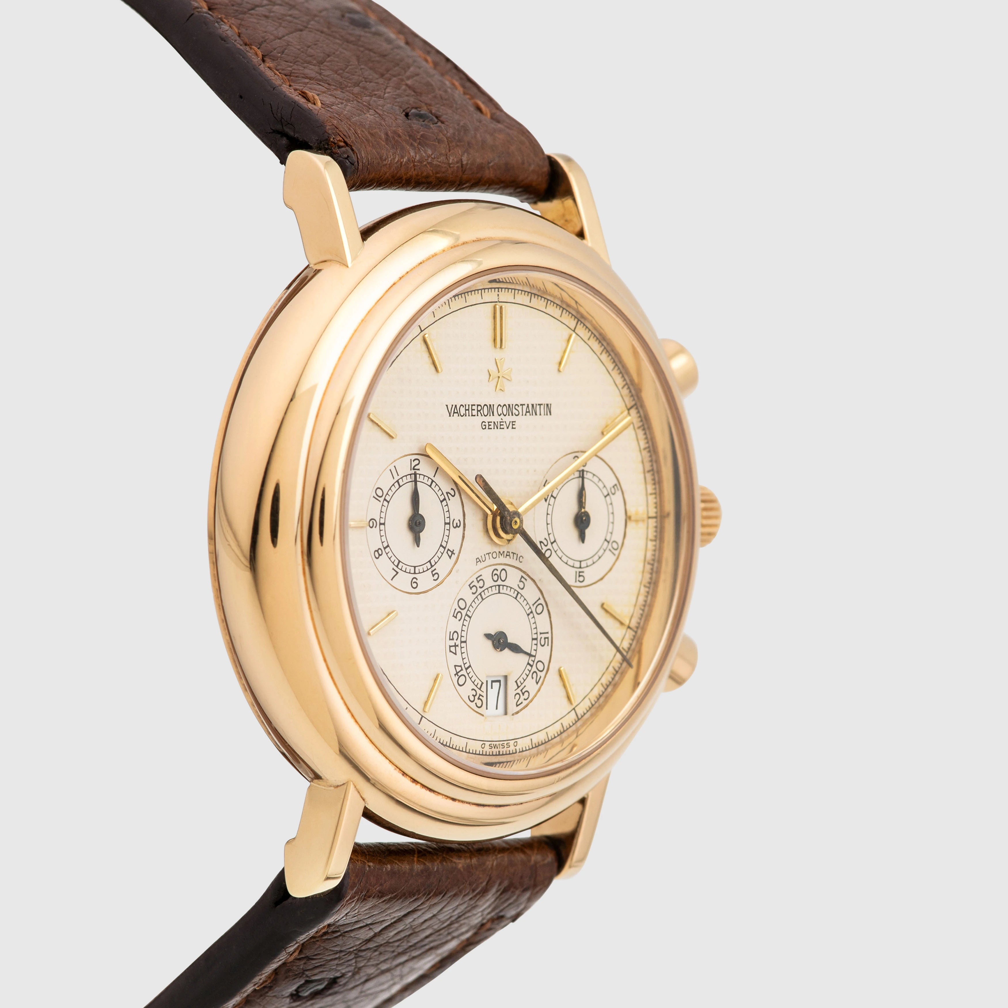 1992 Vacheron Constantin Les Historiques Chronograph Yellow Gold  Ref. 49003 (with Papers)