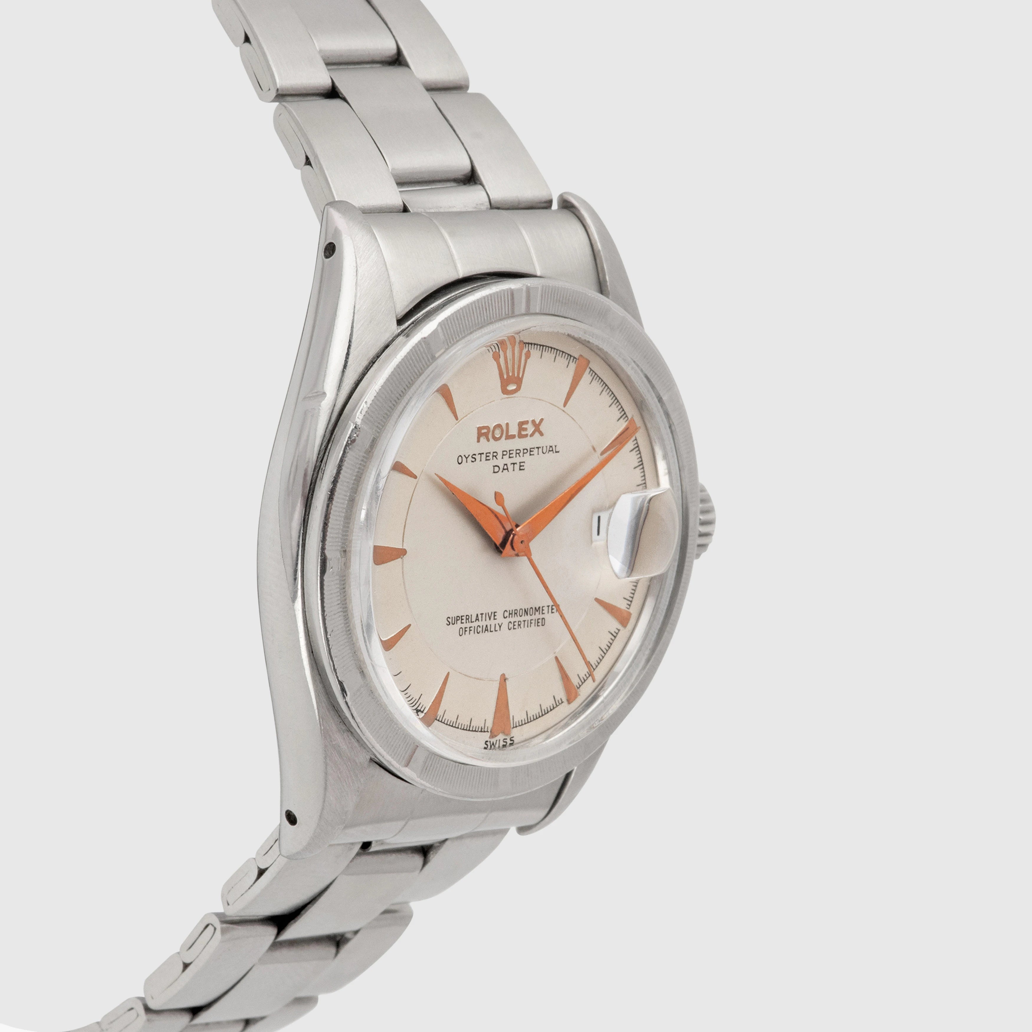 1959 Rolex Oyster Perpetual Date White Dial Ref. 6535