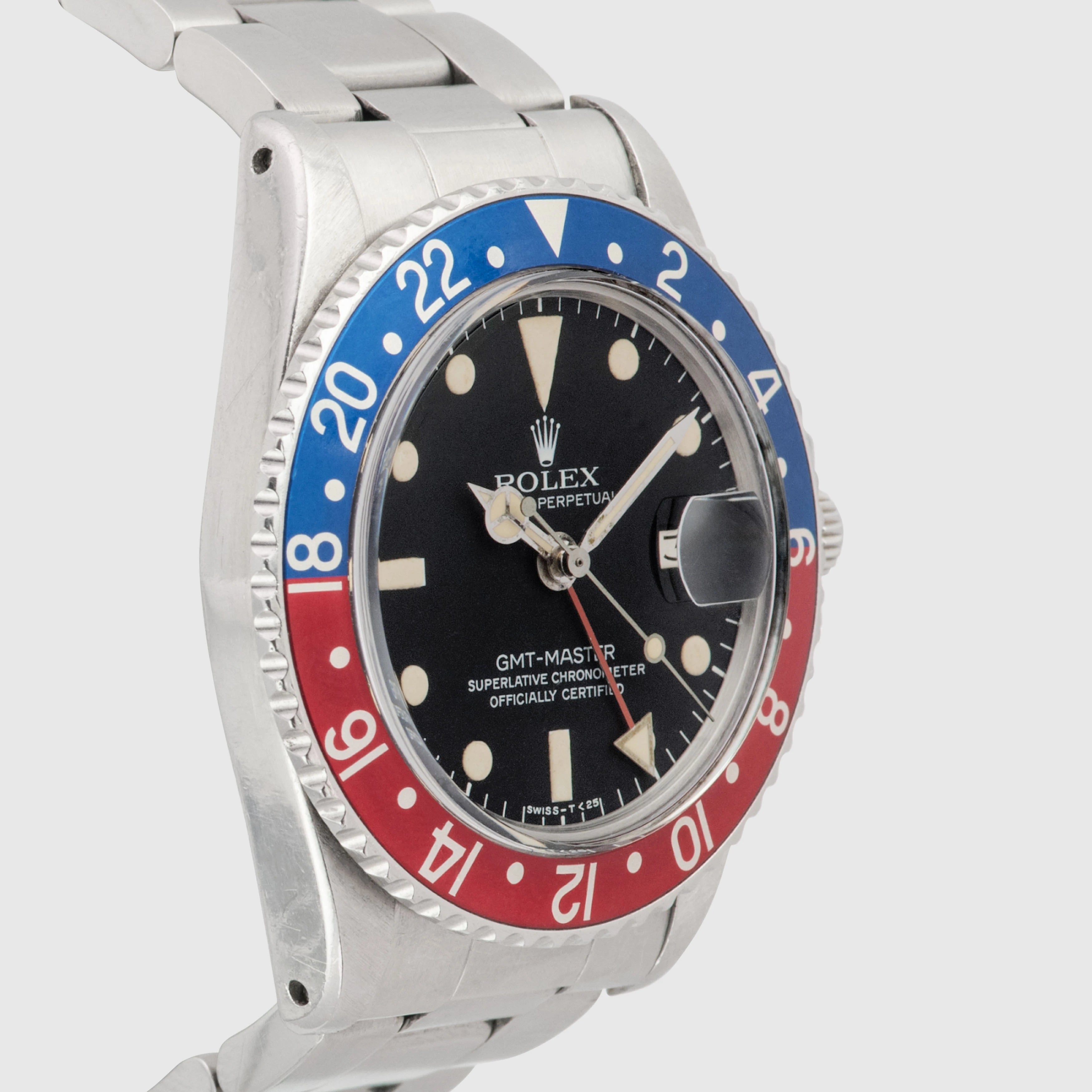 1978 Rolex GMT Master Pepsi Stainless Steel Ref. 1675