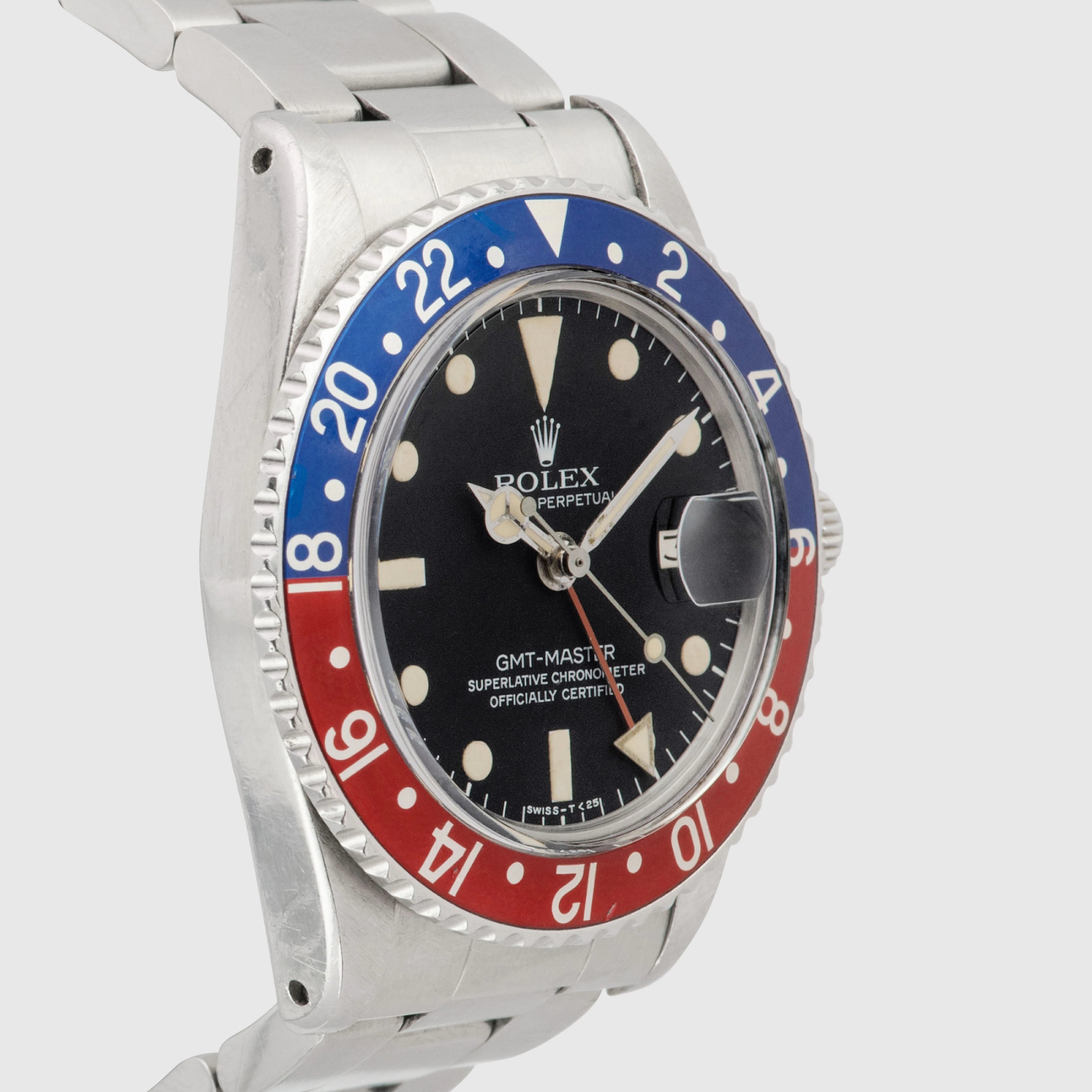 1978 Rolex GMT Master Pepsi Stainless Steel Ref. 1675