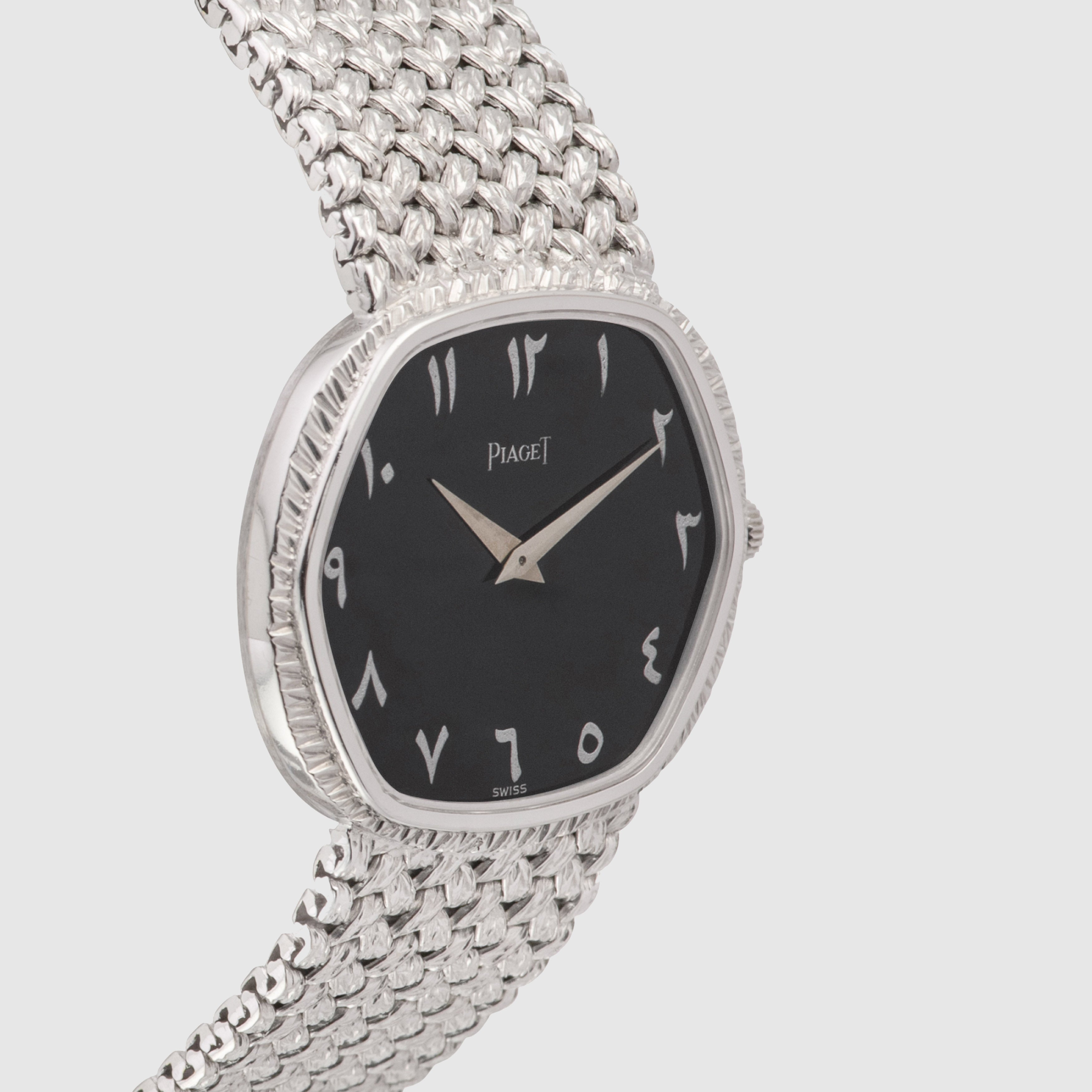 1982 Piaget Onyx Dial with Eastern Hindi Numerals White Gold Ref. 9597 D2