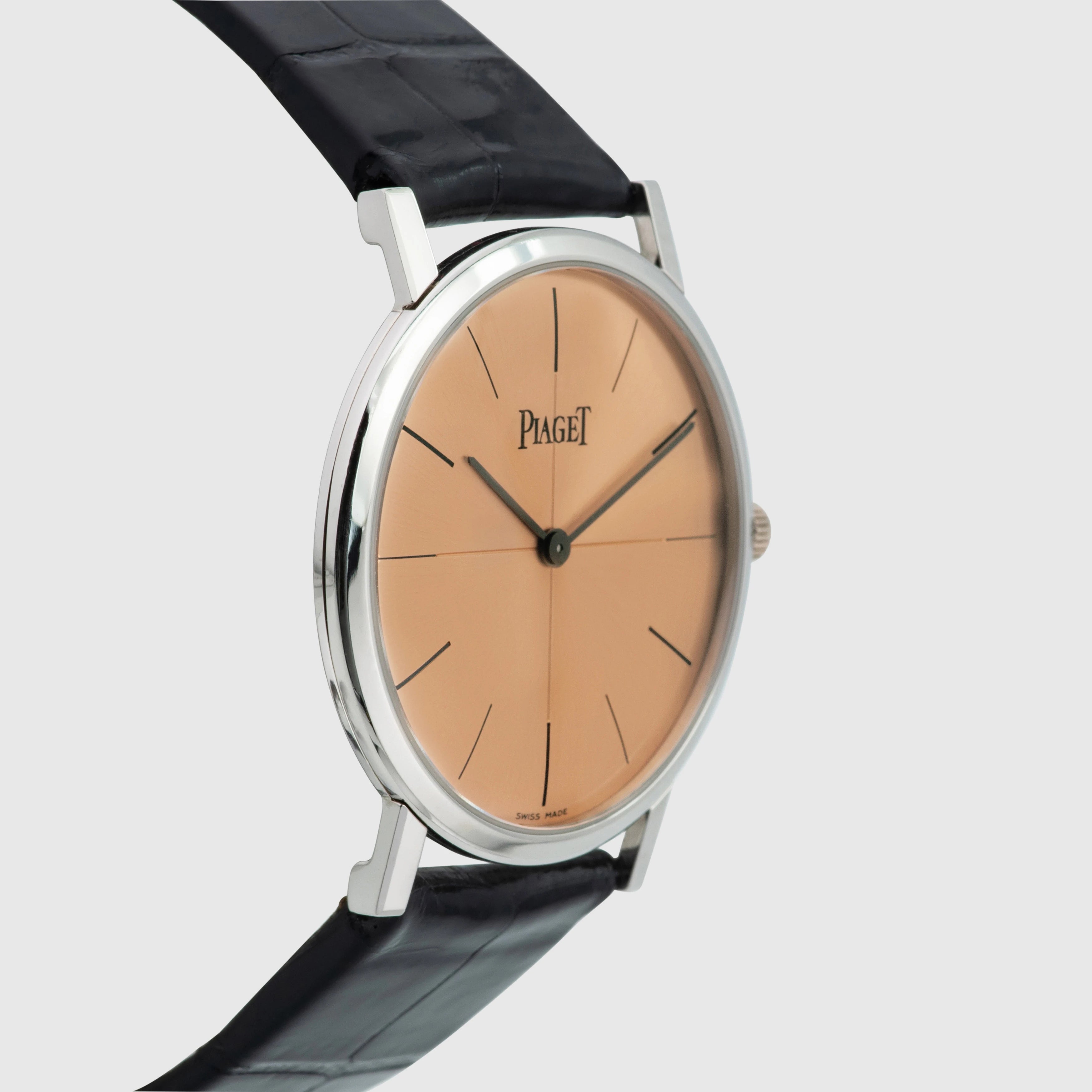 2000's Piaget Altiplano 'Ultra thin' Platinum Salmon Dial Ref. 9710