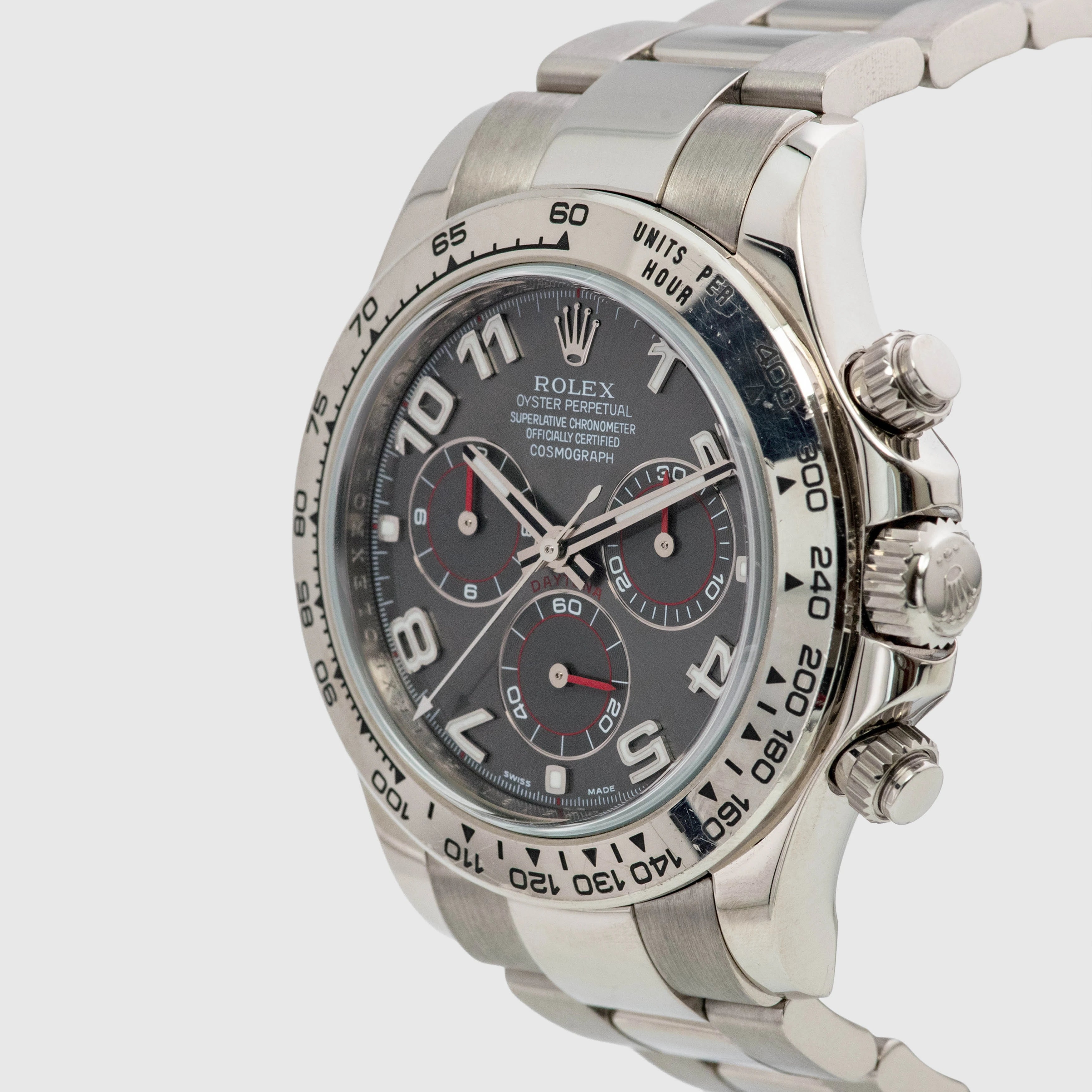 2010 Rolex Daytona Grey Racing Dial Ref. 116509 (Box & Certificate)