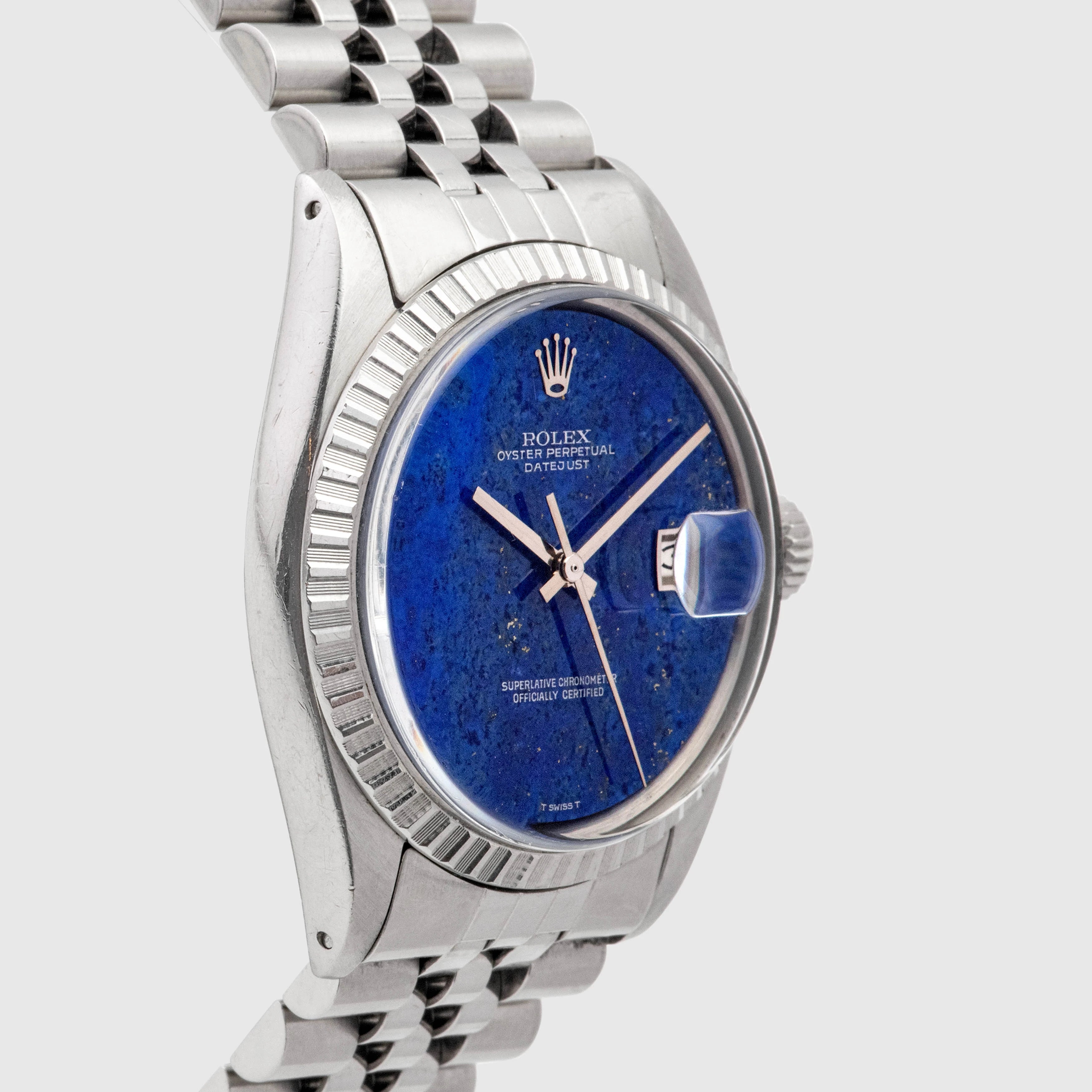 1974 Rolex Datejust Stainless Steel Lapis Dial Ref. 1603