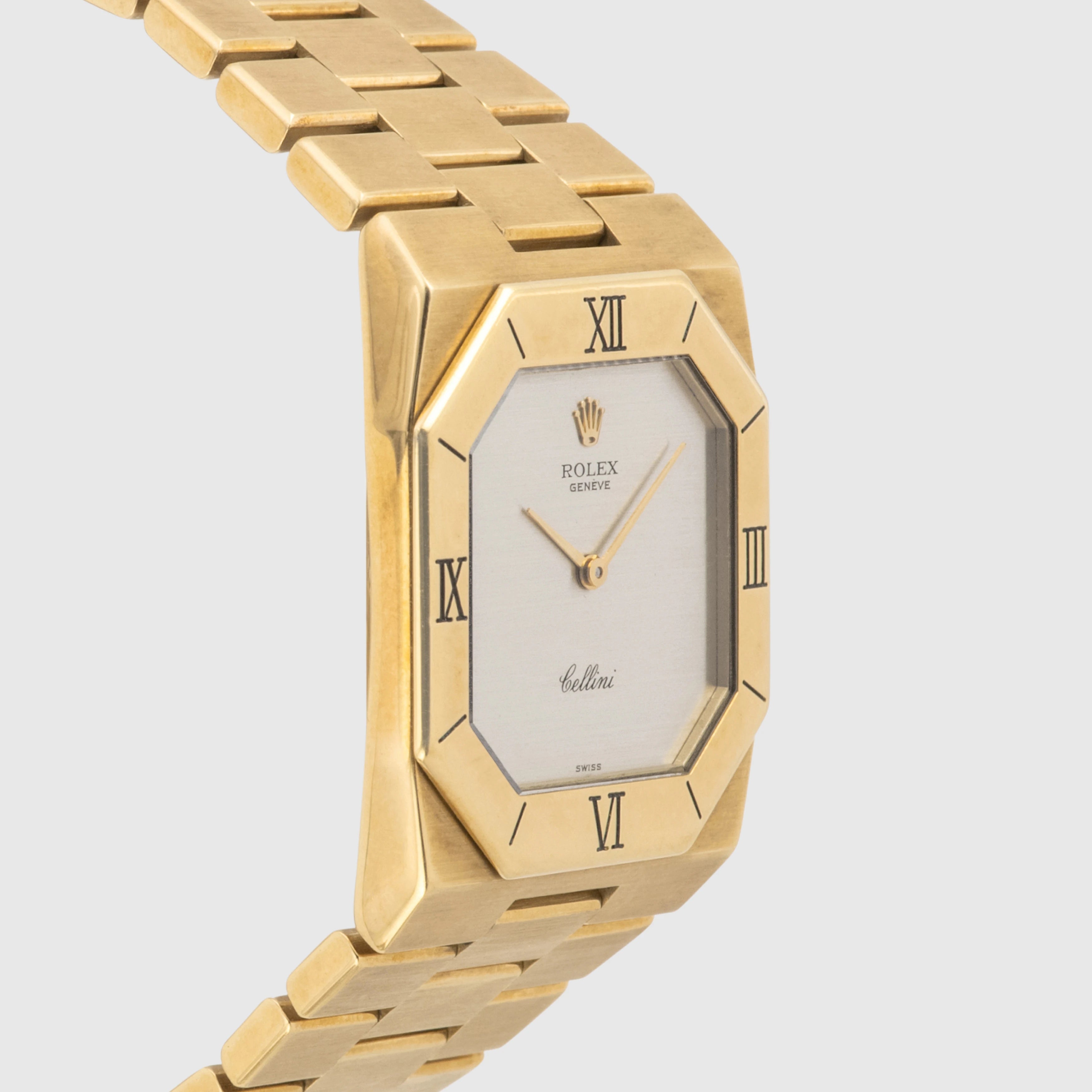 1976 Rolex Cellini 18k Yellow Gold Silver Dial Ref. 4350