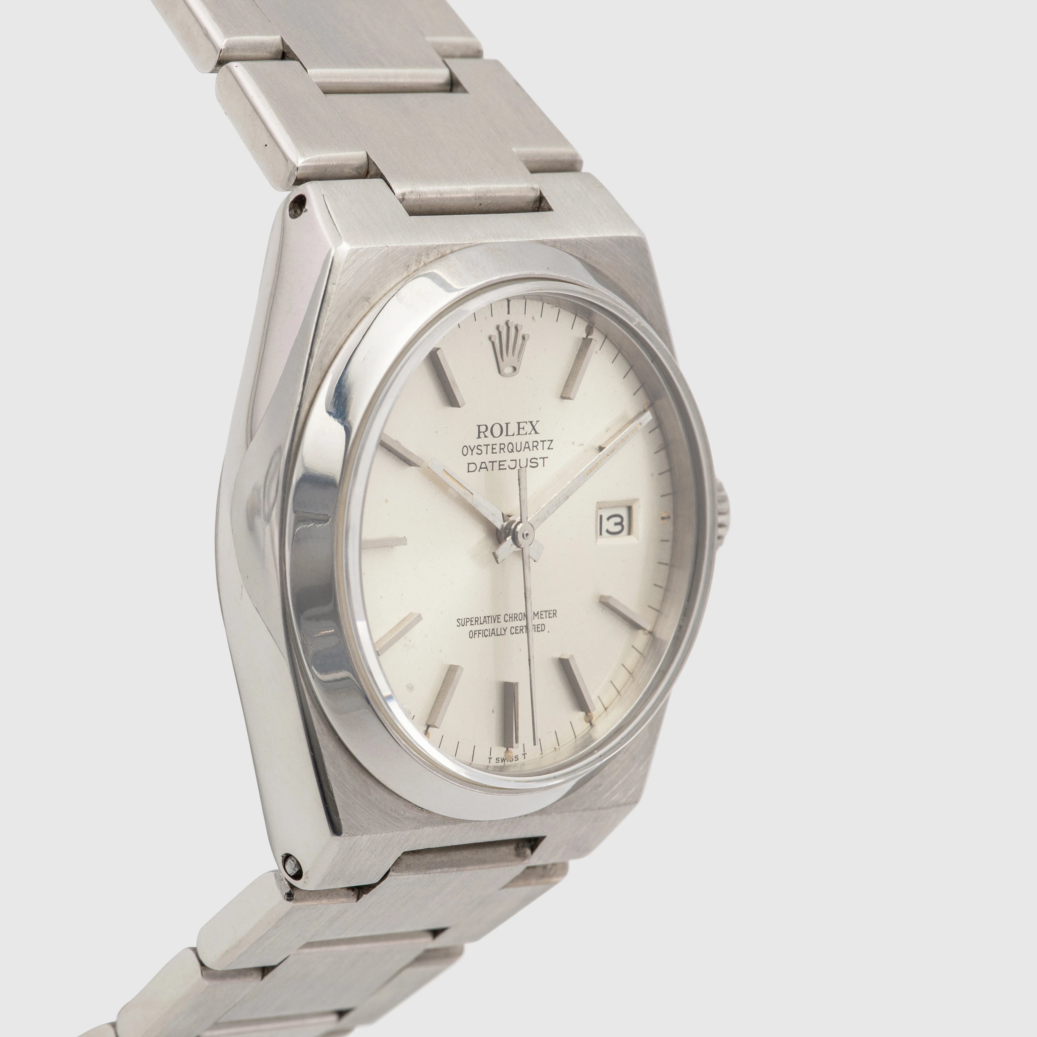 1979 Rolex Datejust Oysterquartz Silver Dial Ref. 17000