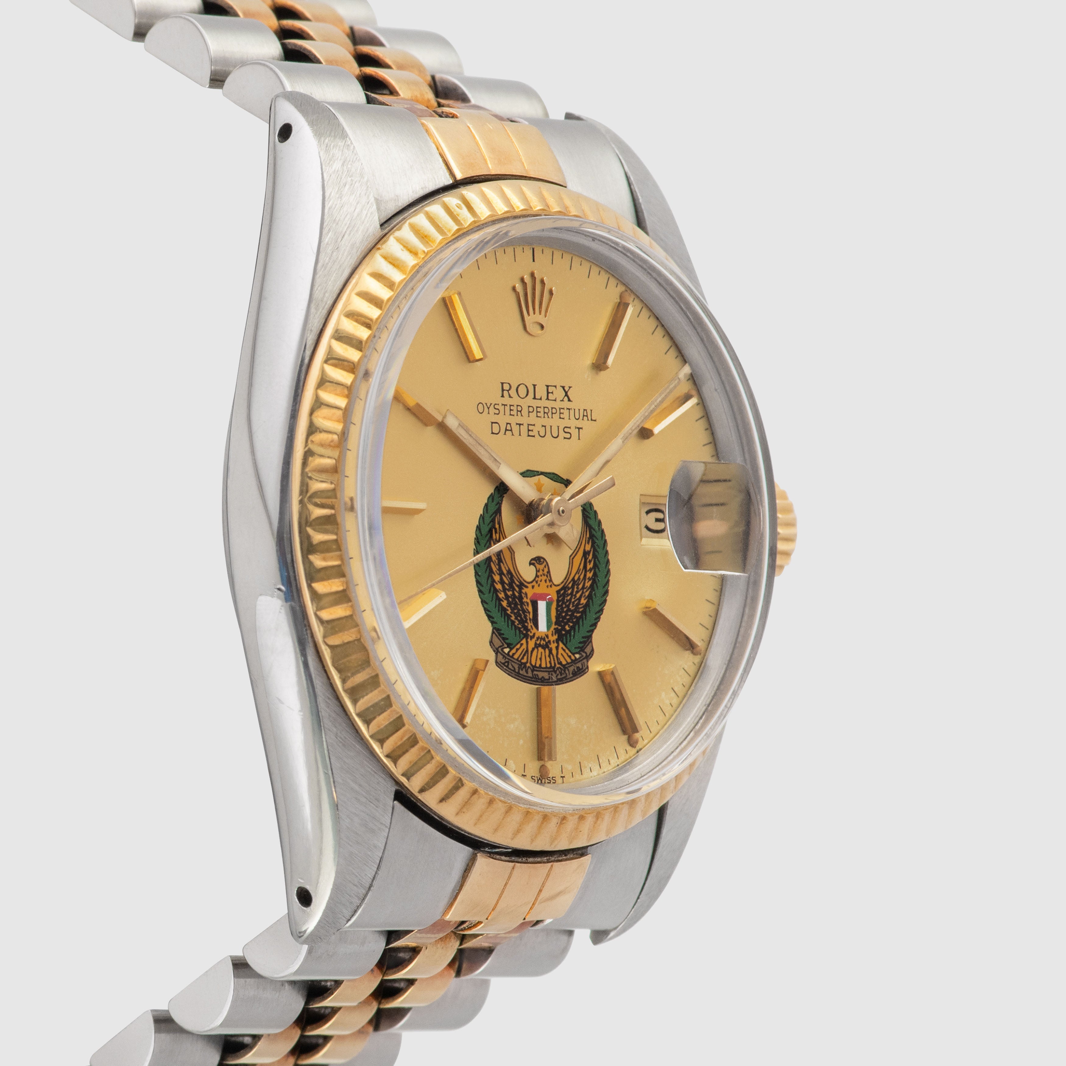 1979 Rolex Datejust Champagne with UAE Armed Forces Logo Ref. 16013
