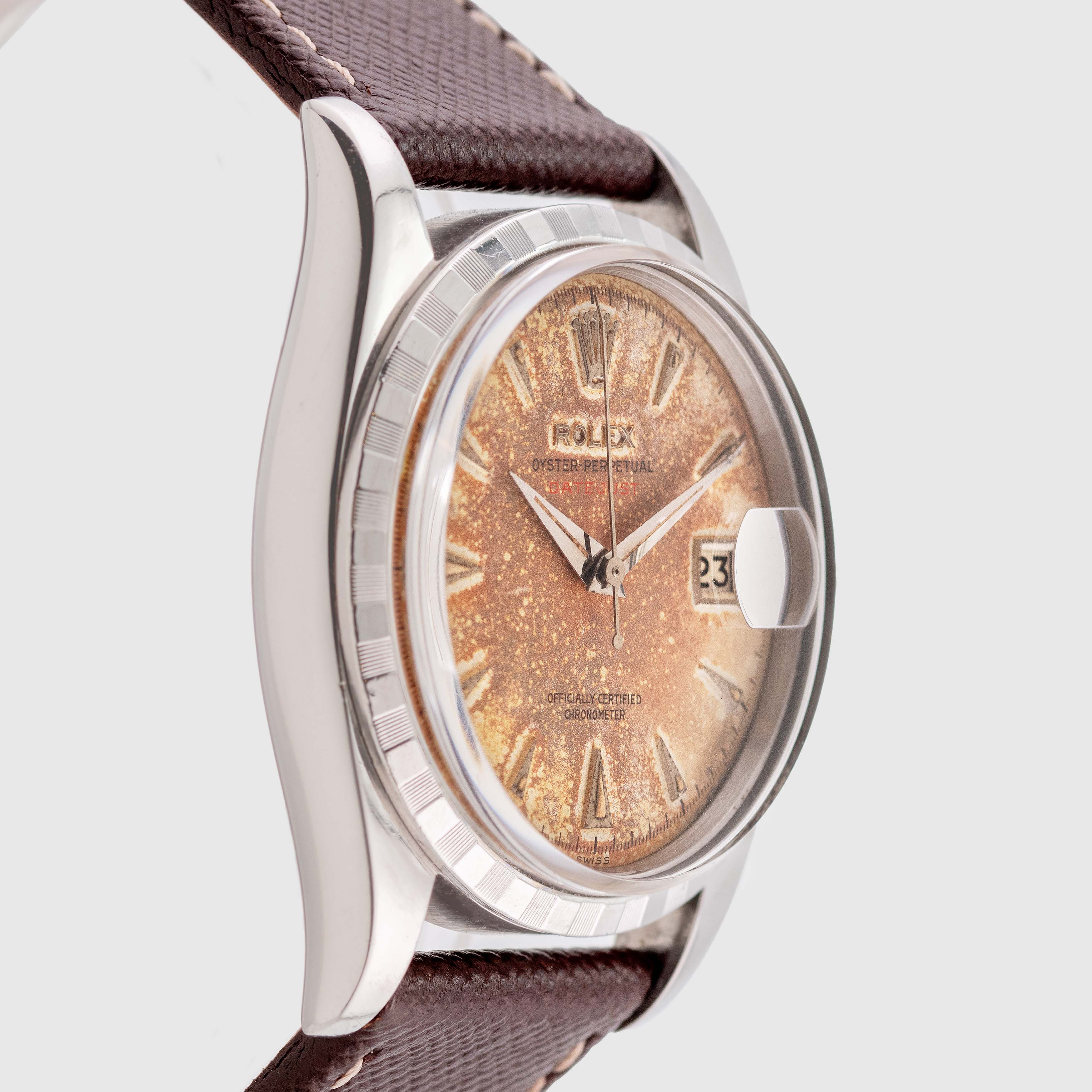 1954 Rolex Datejust Bubbleback Tropical Dial Ref. 6305