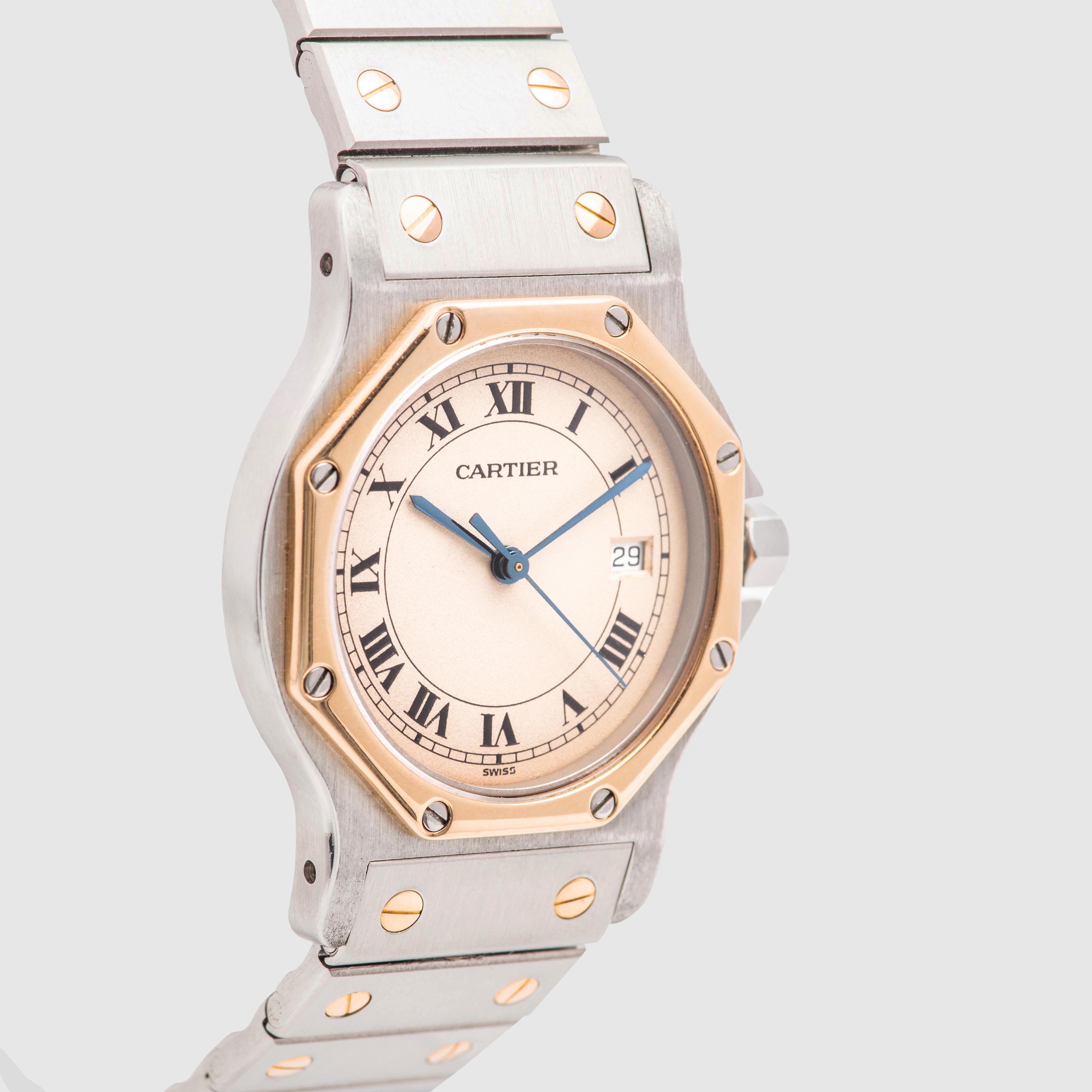 1990's Cartier Santos Ronde Octagon Ref. 187902