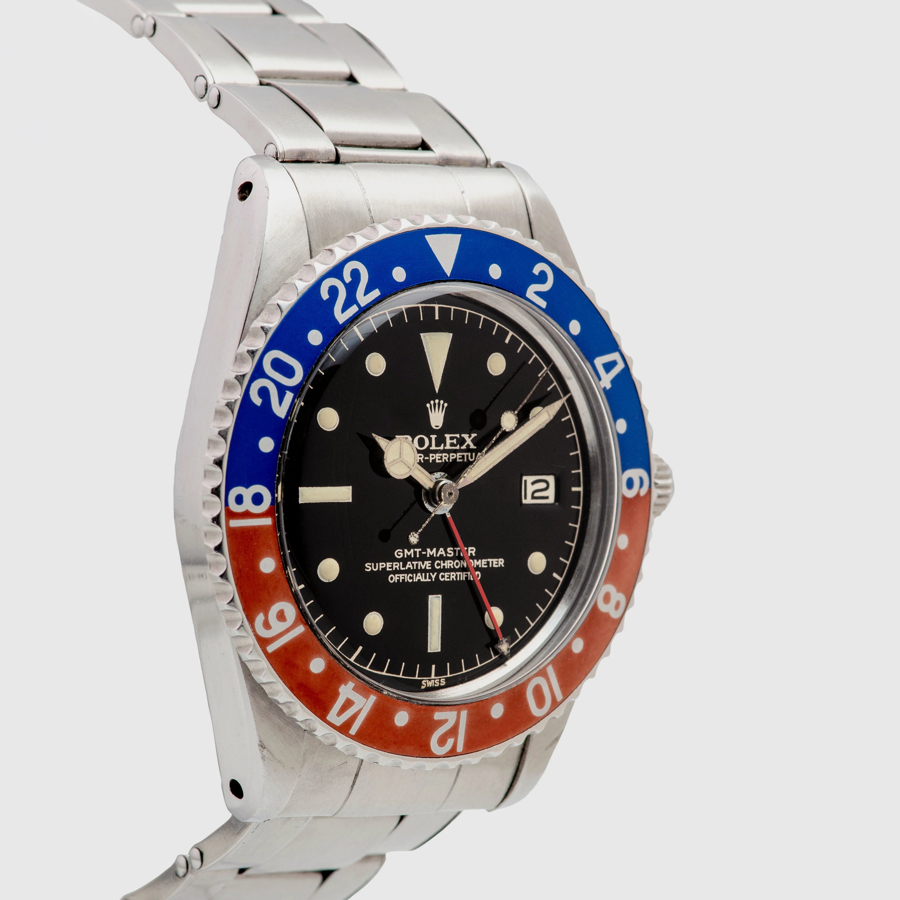 1960 Rolex GMT Master PCG Chapter Ring Gilt Dial Ref. 1675