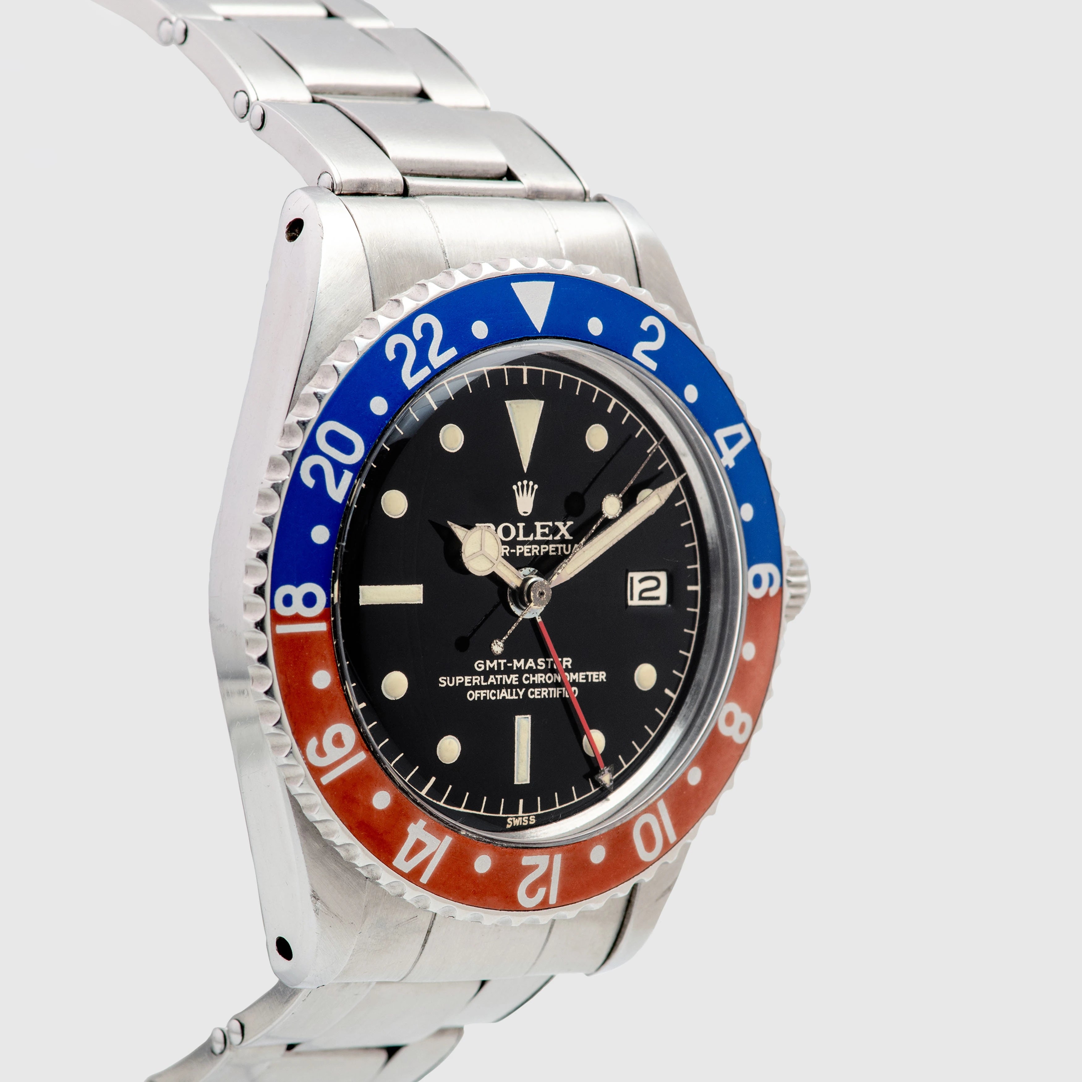 1960 Rolex GMT Master PCG Chapter Ring Gilt Dial Ref. 1675