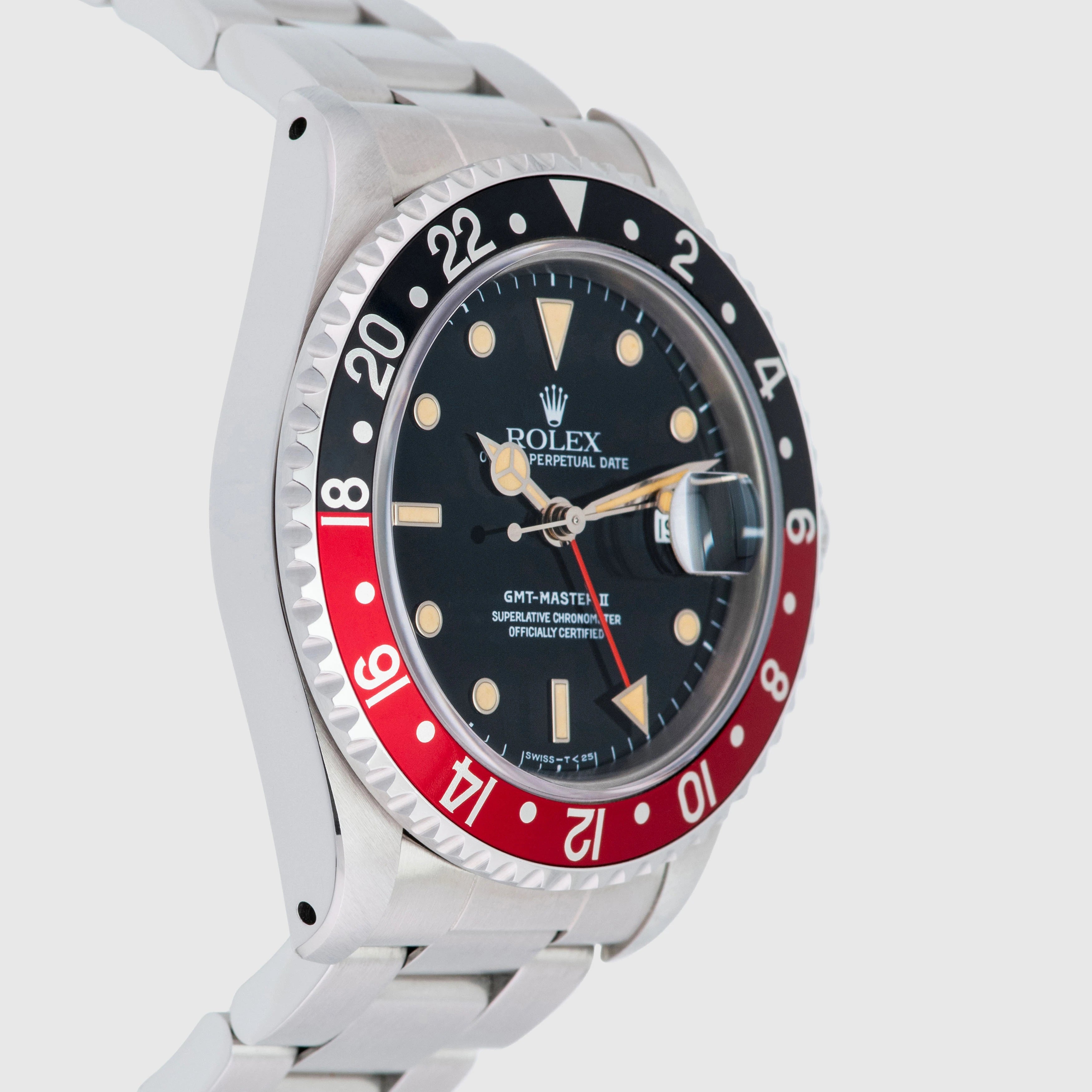 1991 Rolex GMT Master II 'Coke' Oyster Bracelet Ref. 16710 (Full Set)