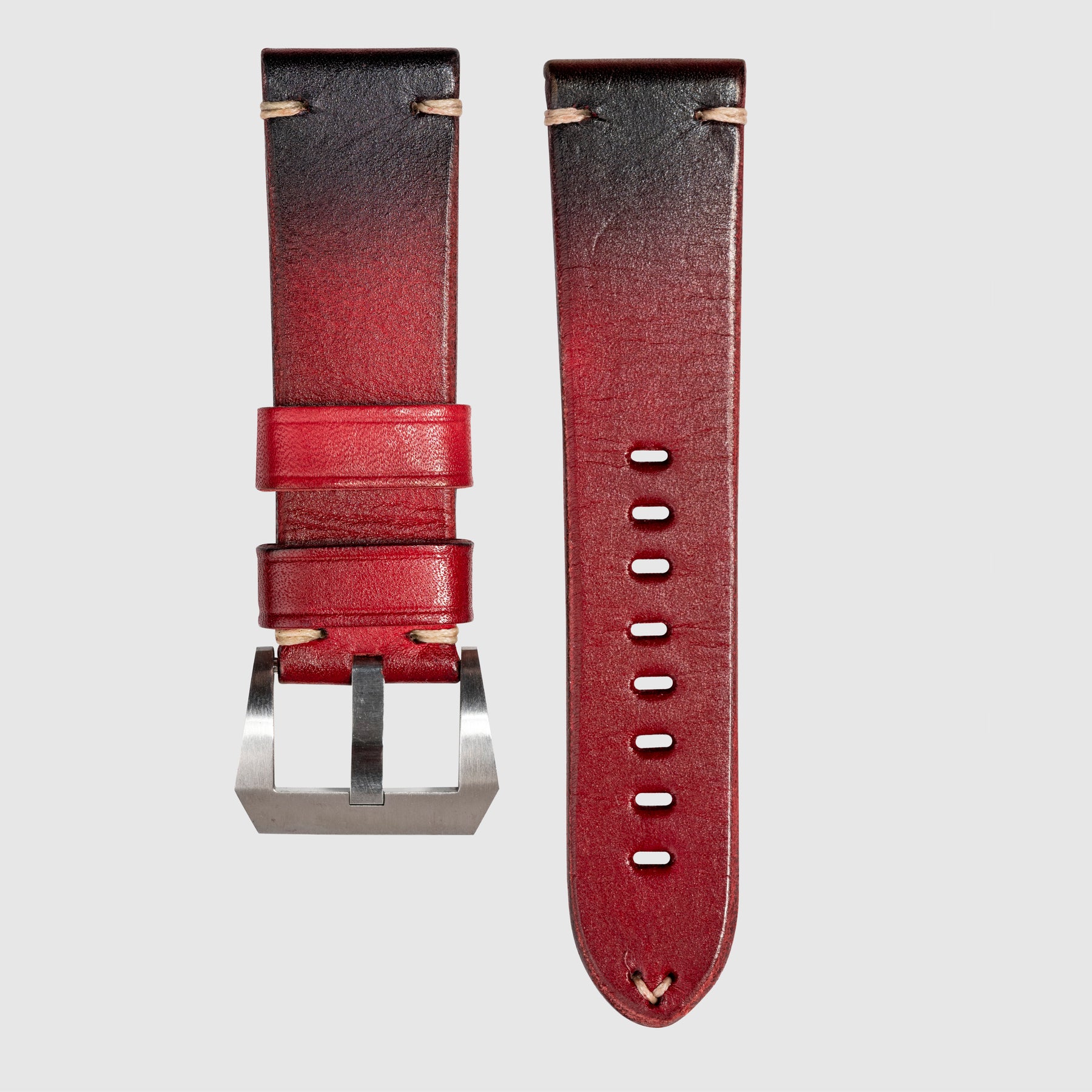 Vintage Strap - Berluti style Red - Calf Leather (Multiple Sizes)