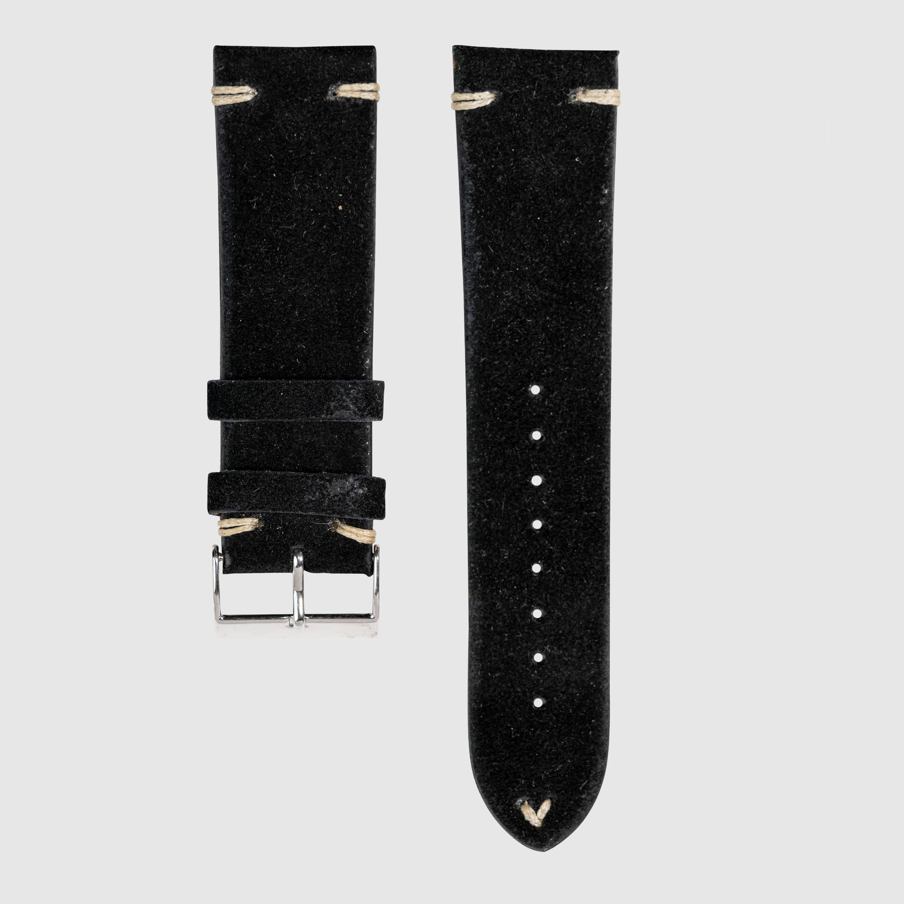 Vintage Straps Suede with White Stitching (Multiple Colors & Sizes)