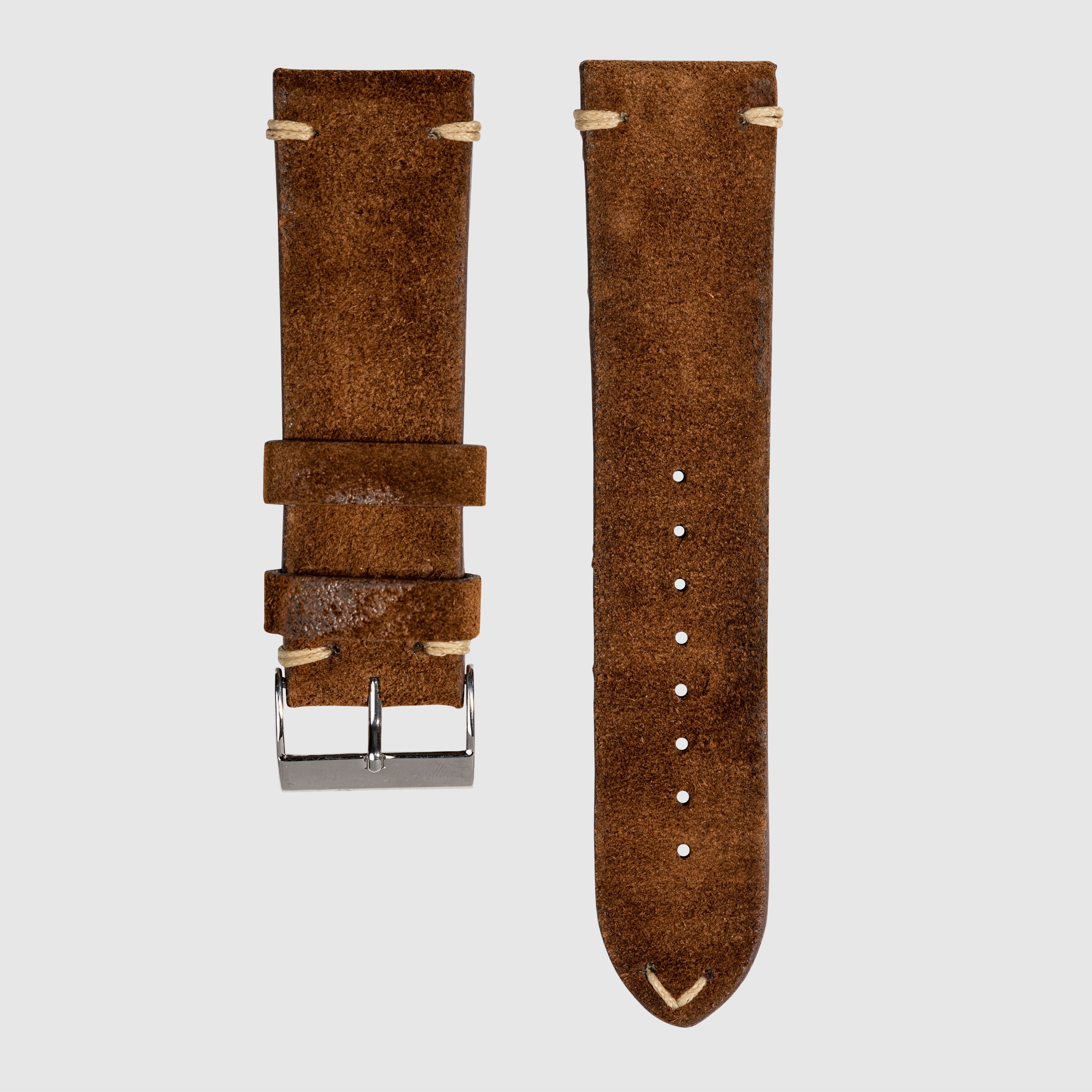 Vintage Strap Chocolate - Suede Leather (Multiple Sizes)